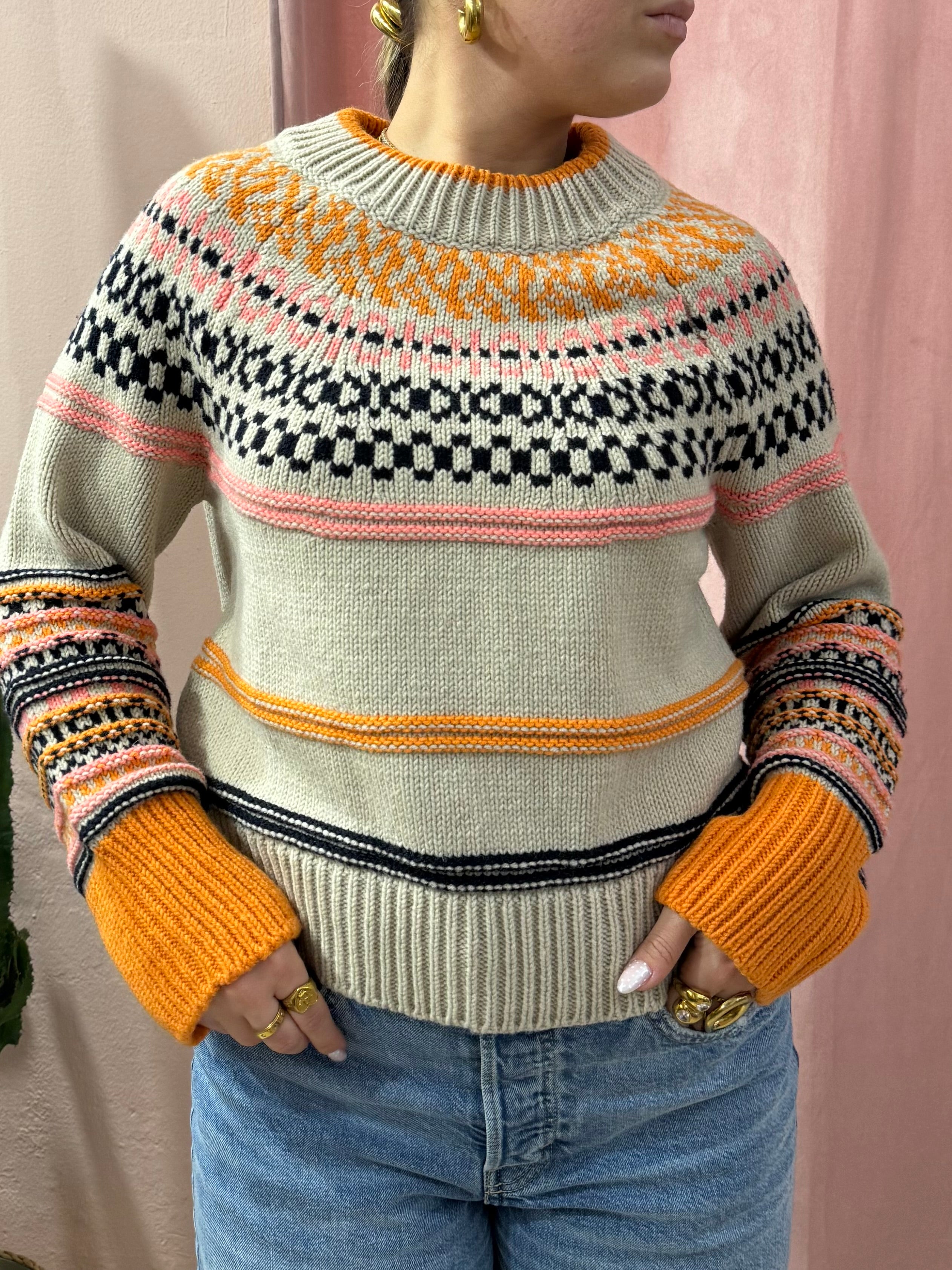 Maglione Max&co. trama jacquard