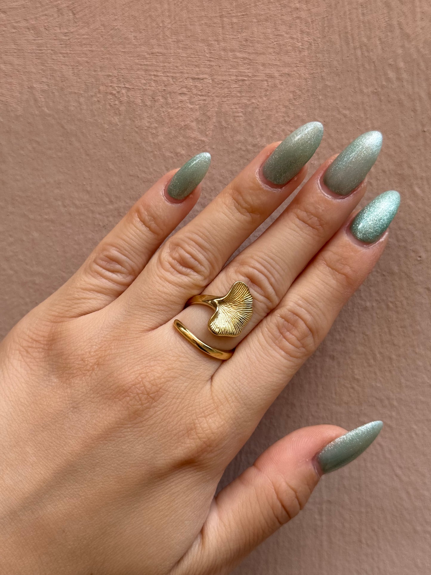Anello “Edera” gold/ silver