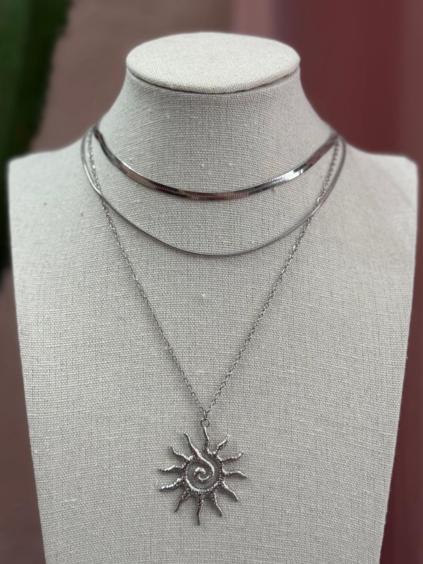 Collana Sole y2k