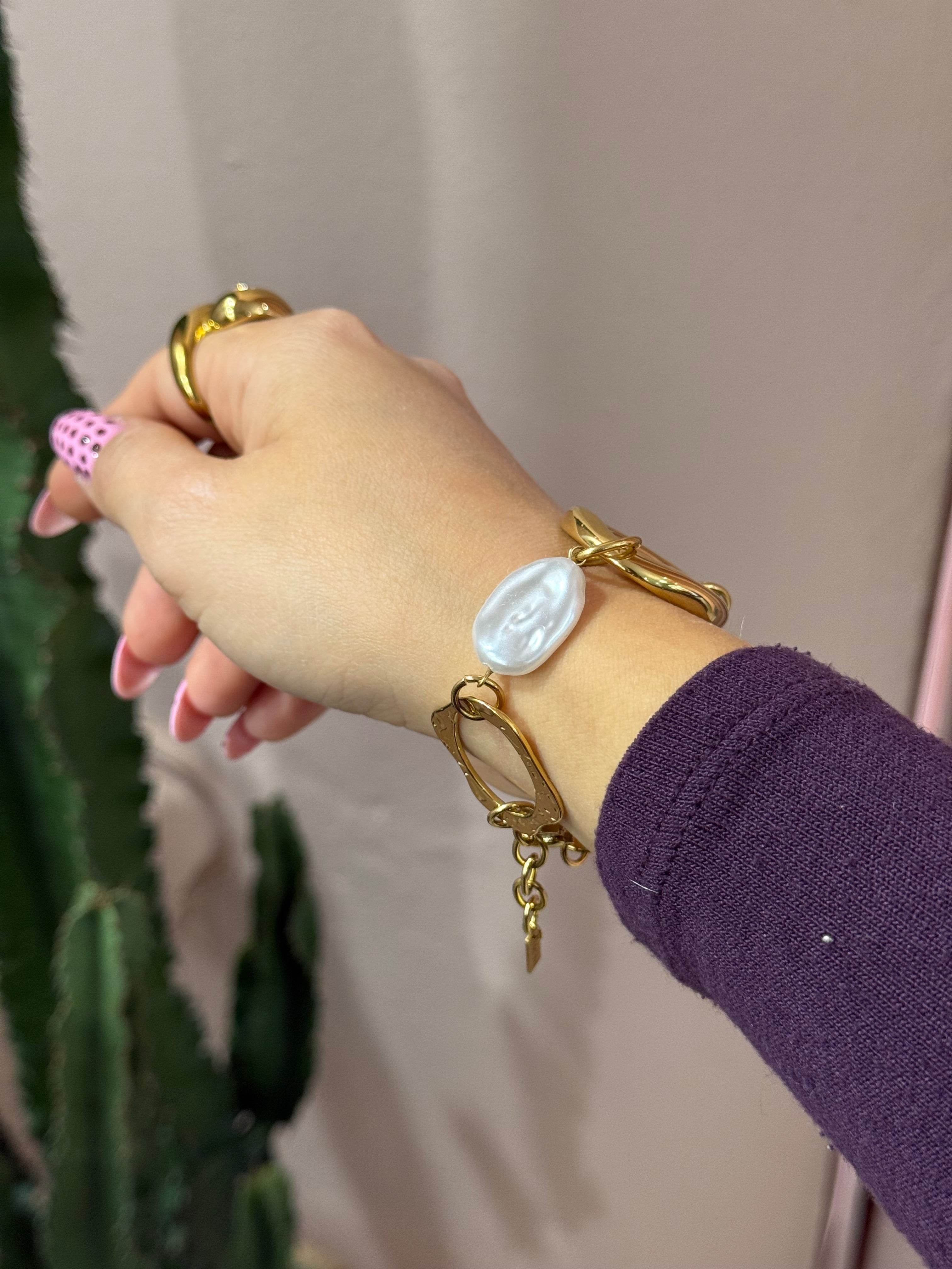 Bracciale Perla gold