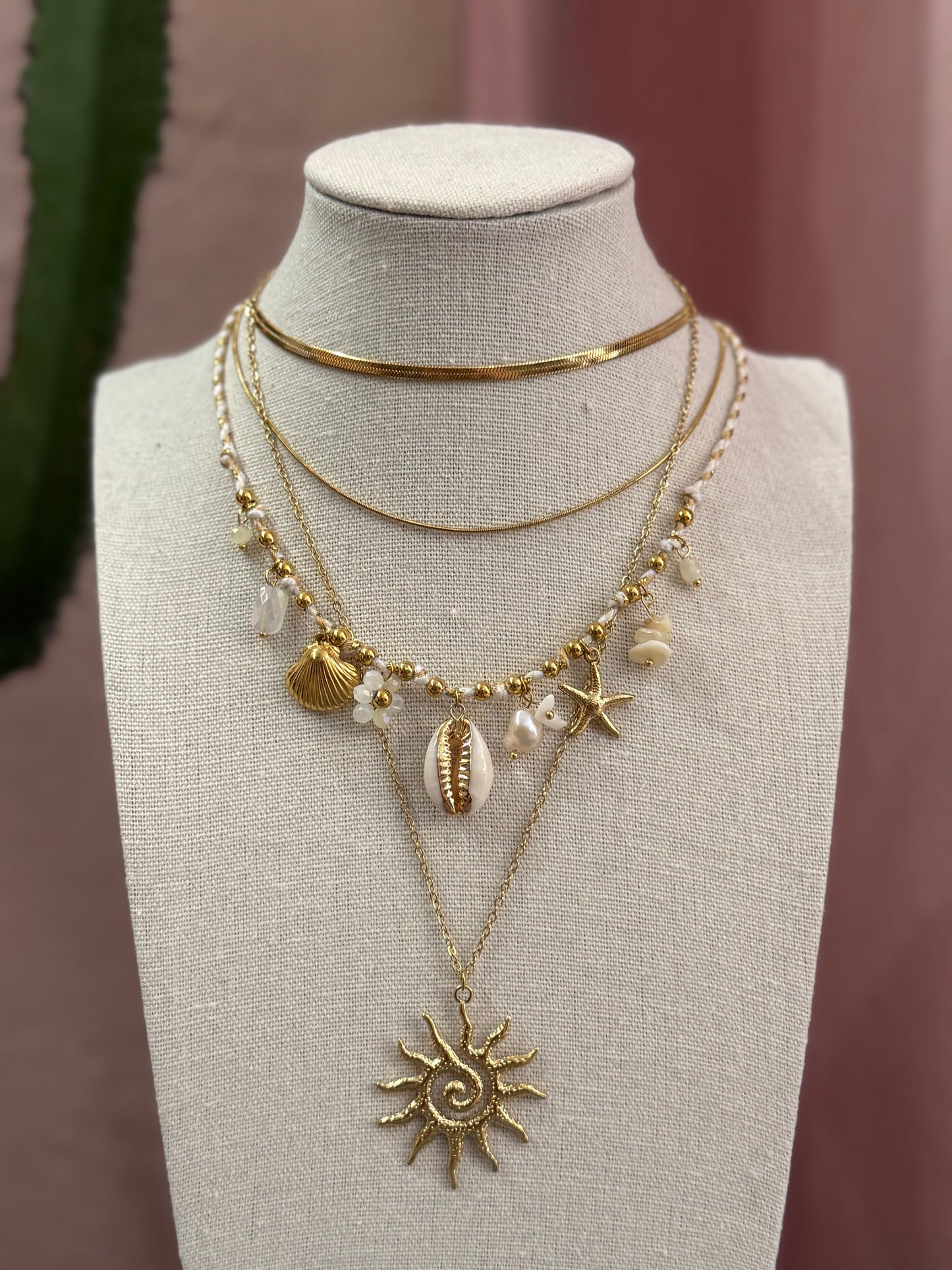Collana Sole y2k