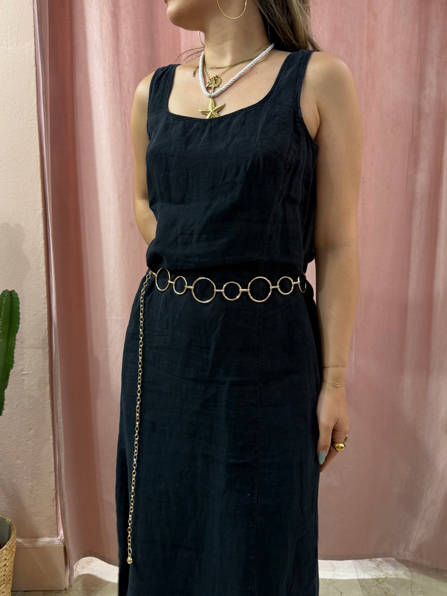 Vestito in lino Max&co. nero