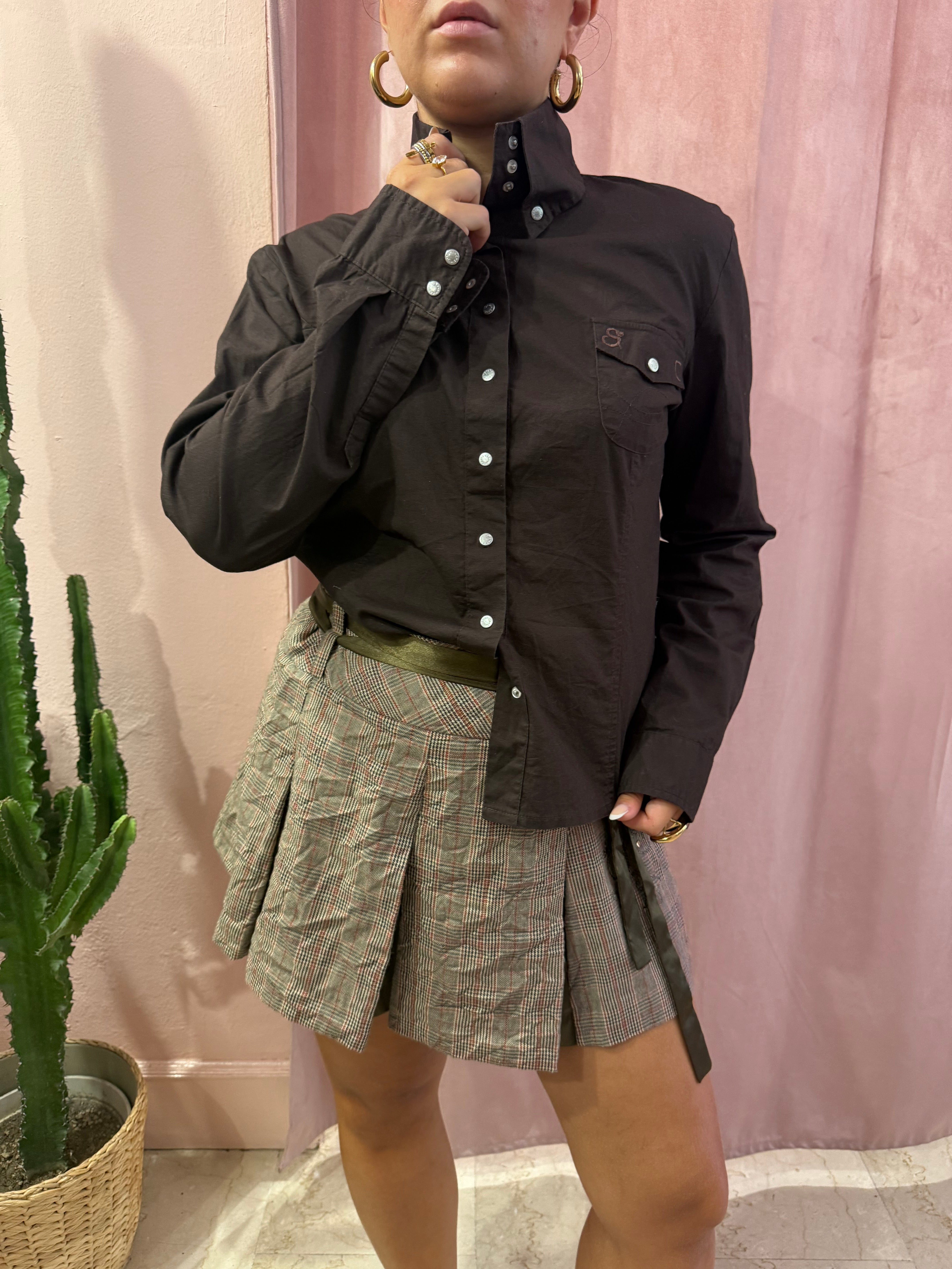 Camicia 00s cioccolato