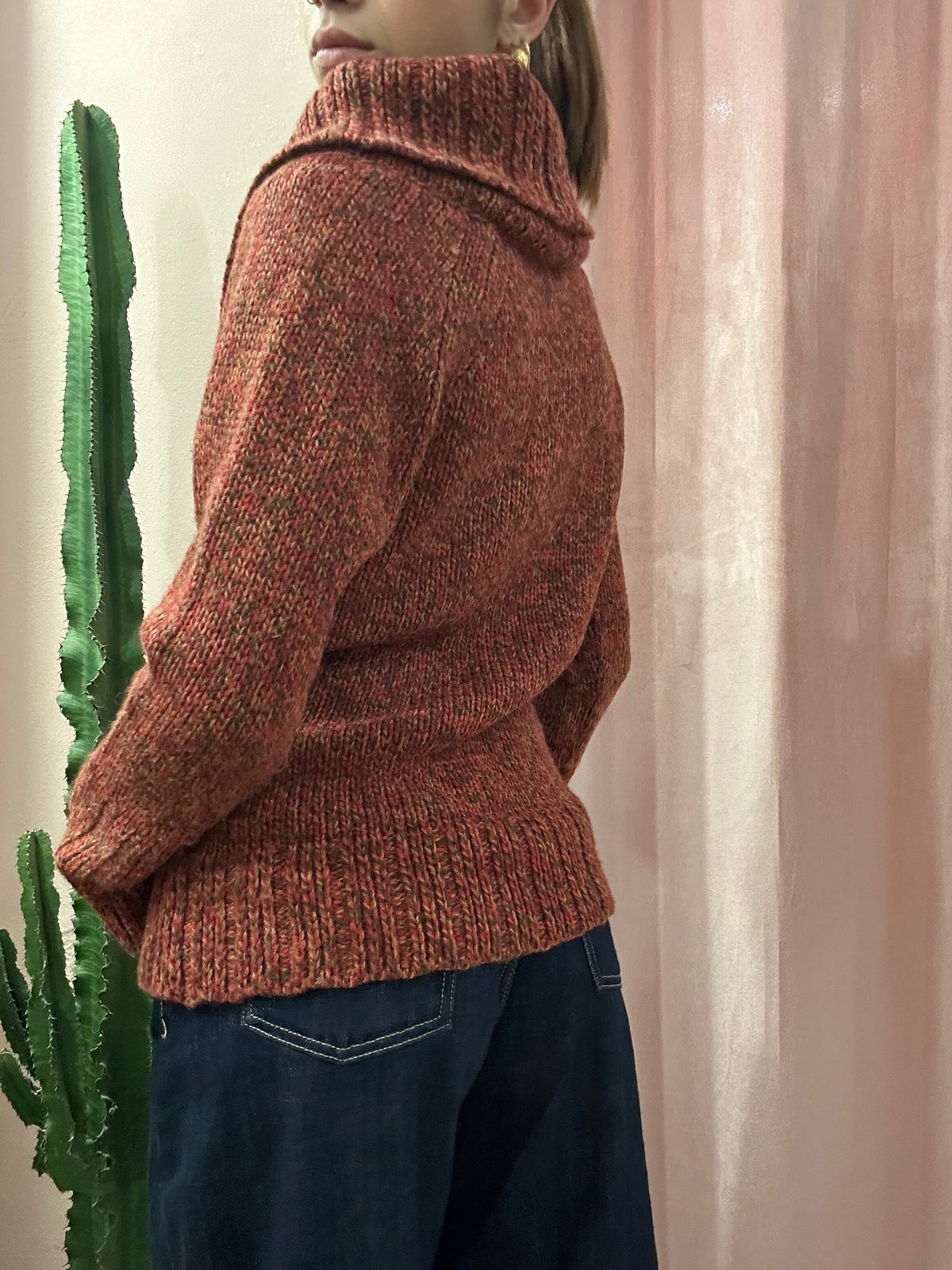 Maglione Max&co. mélange dettaglio tasche