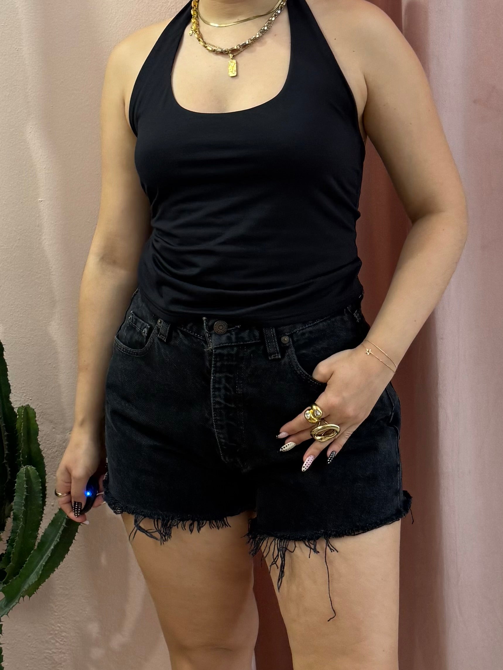 Shorts Levis vintage neri