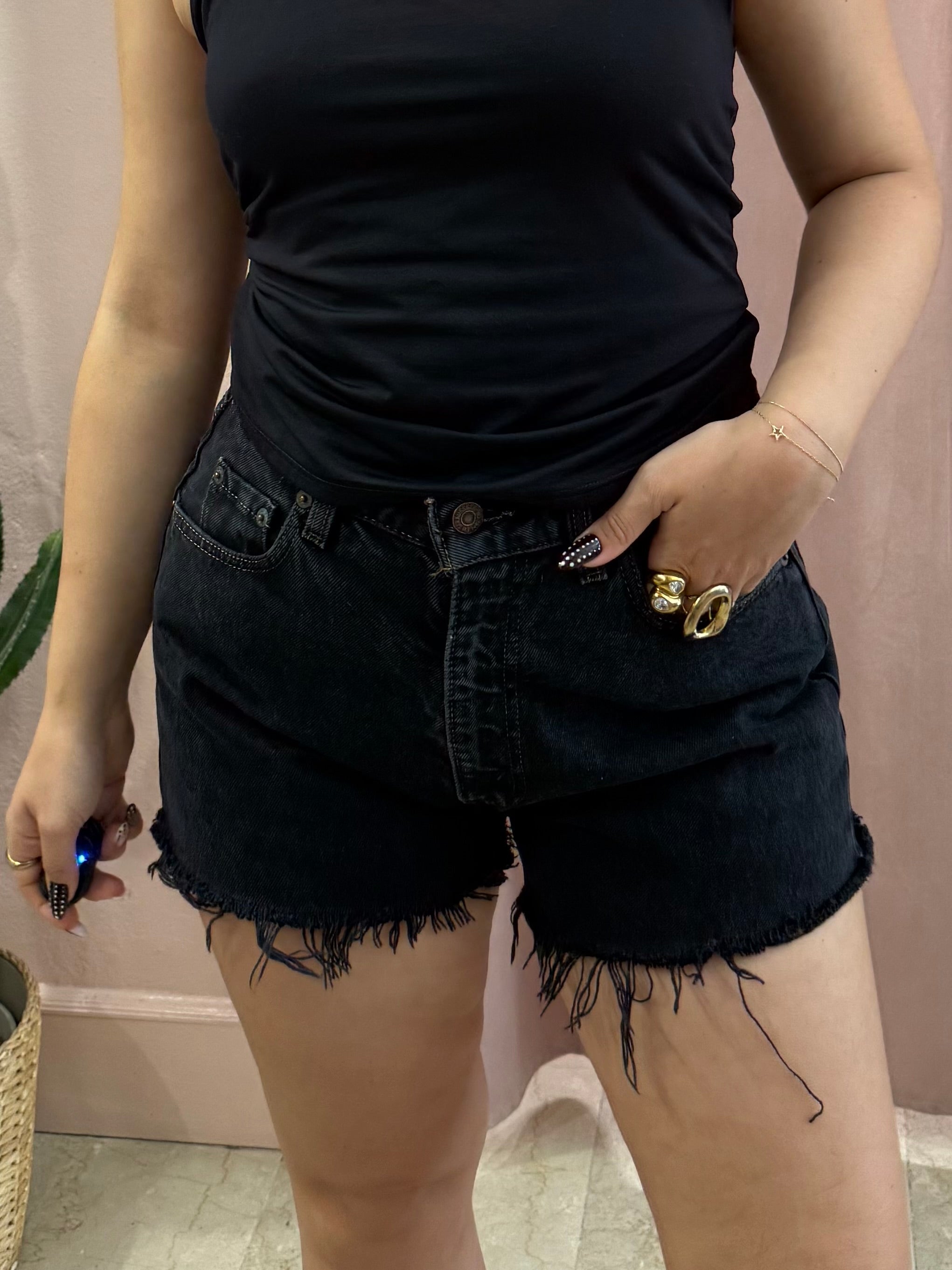 Shorts Levis vintage neri