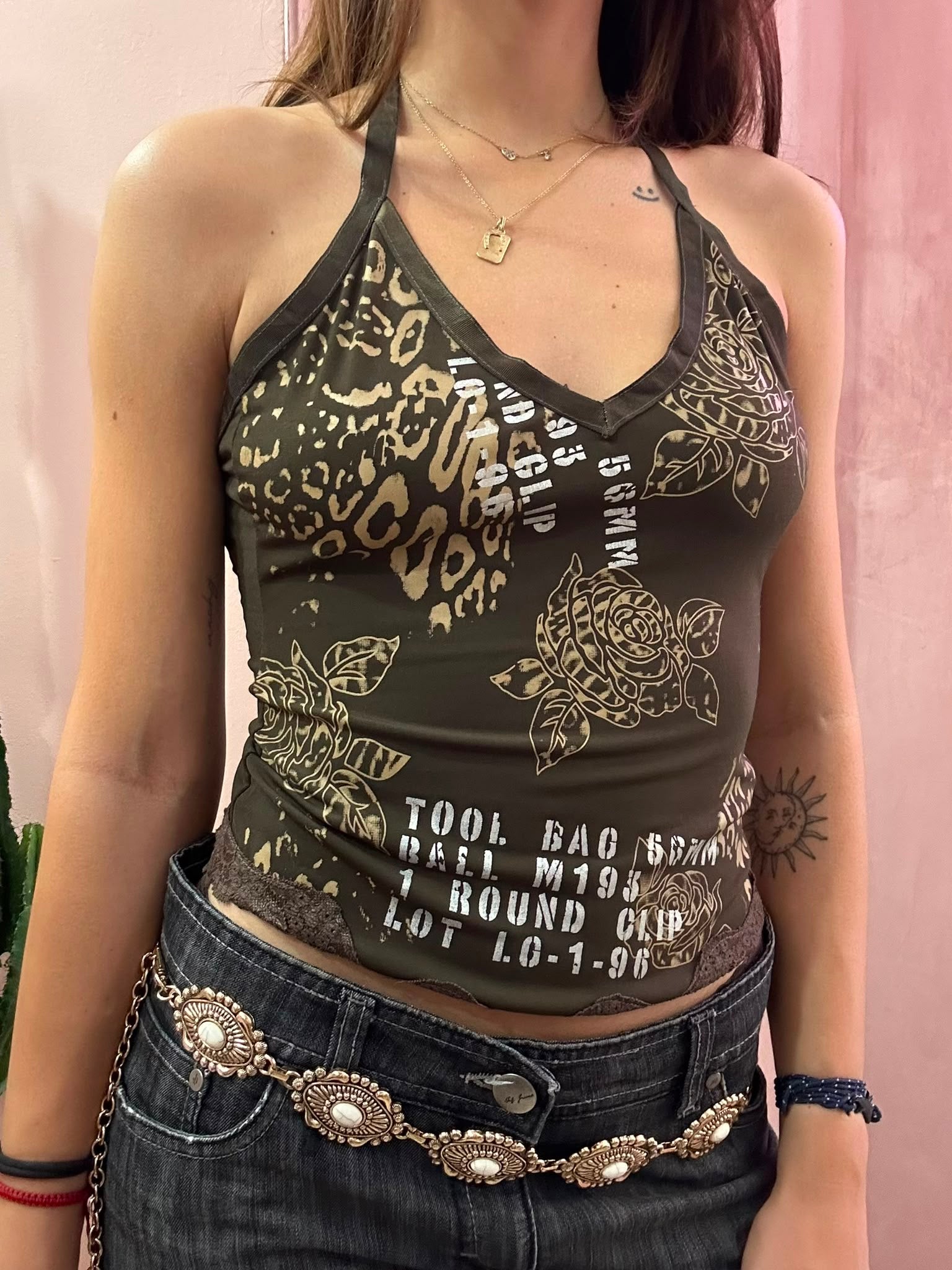 Top halter y2k verdone