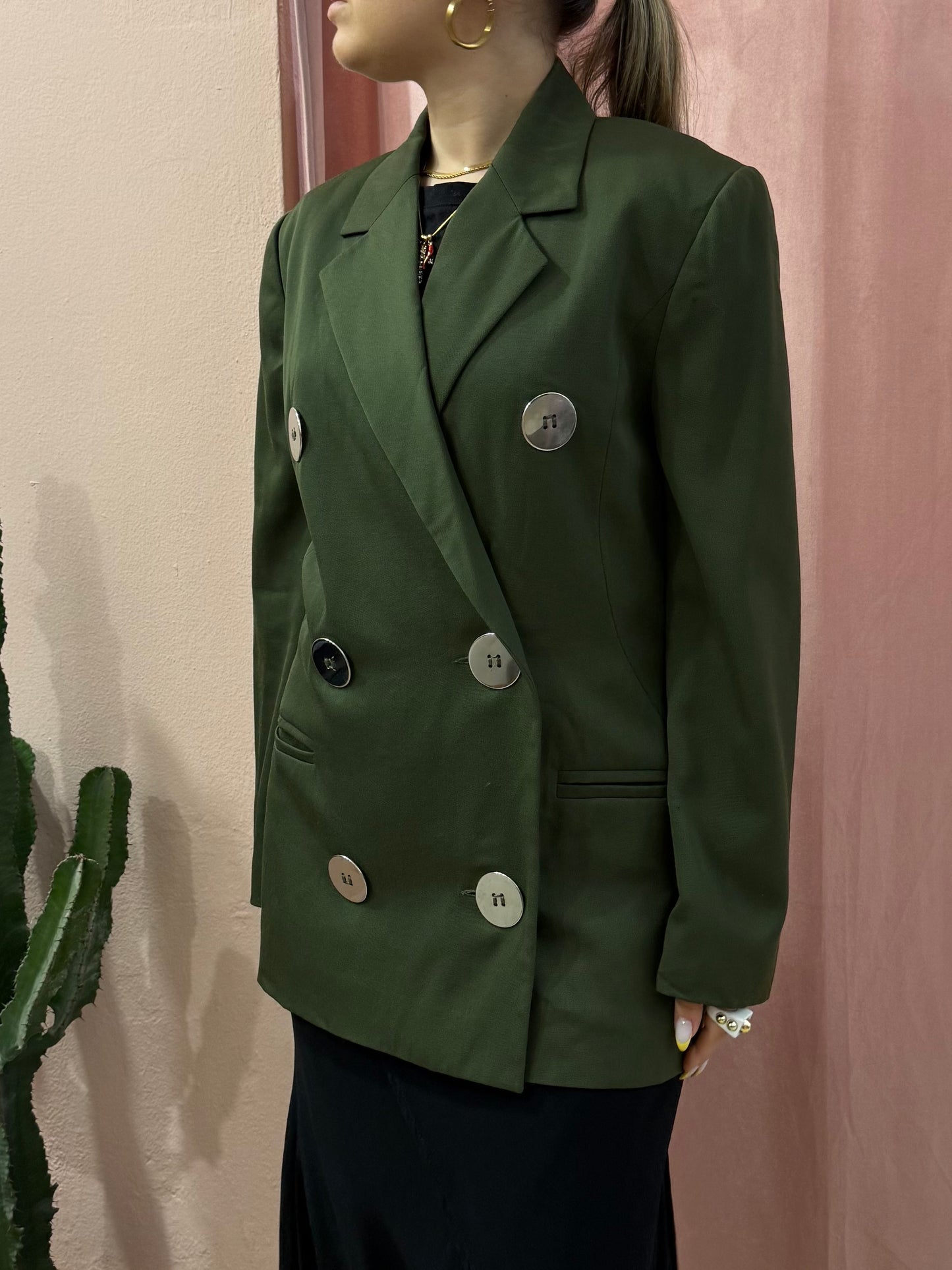Blazer vintage bottoni maxi