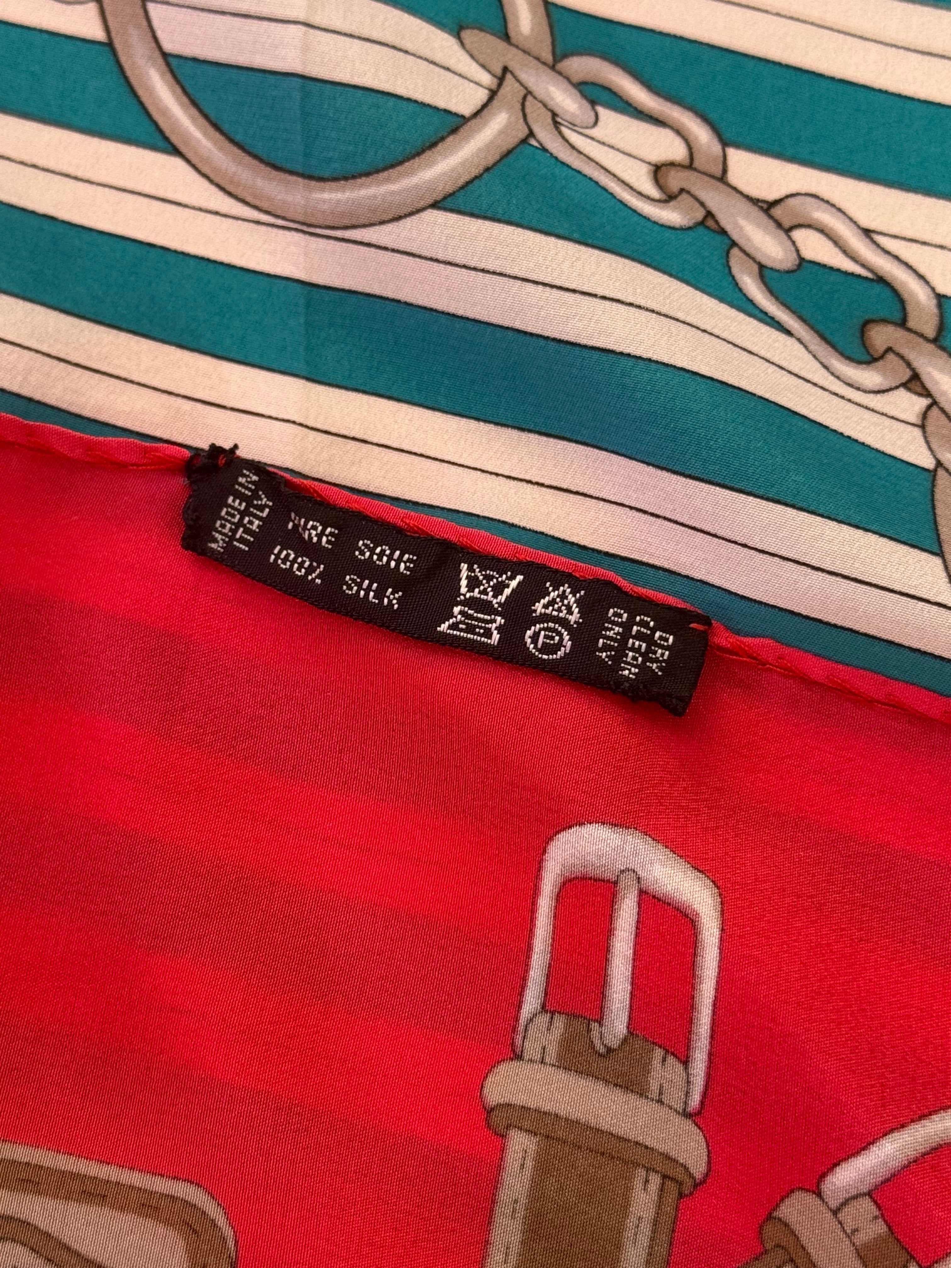 Foulard vintage Carolina Herrera in seta