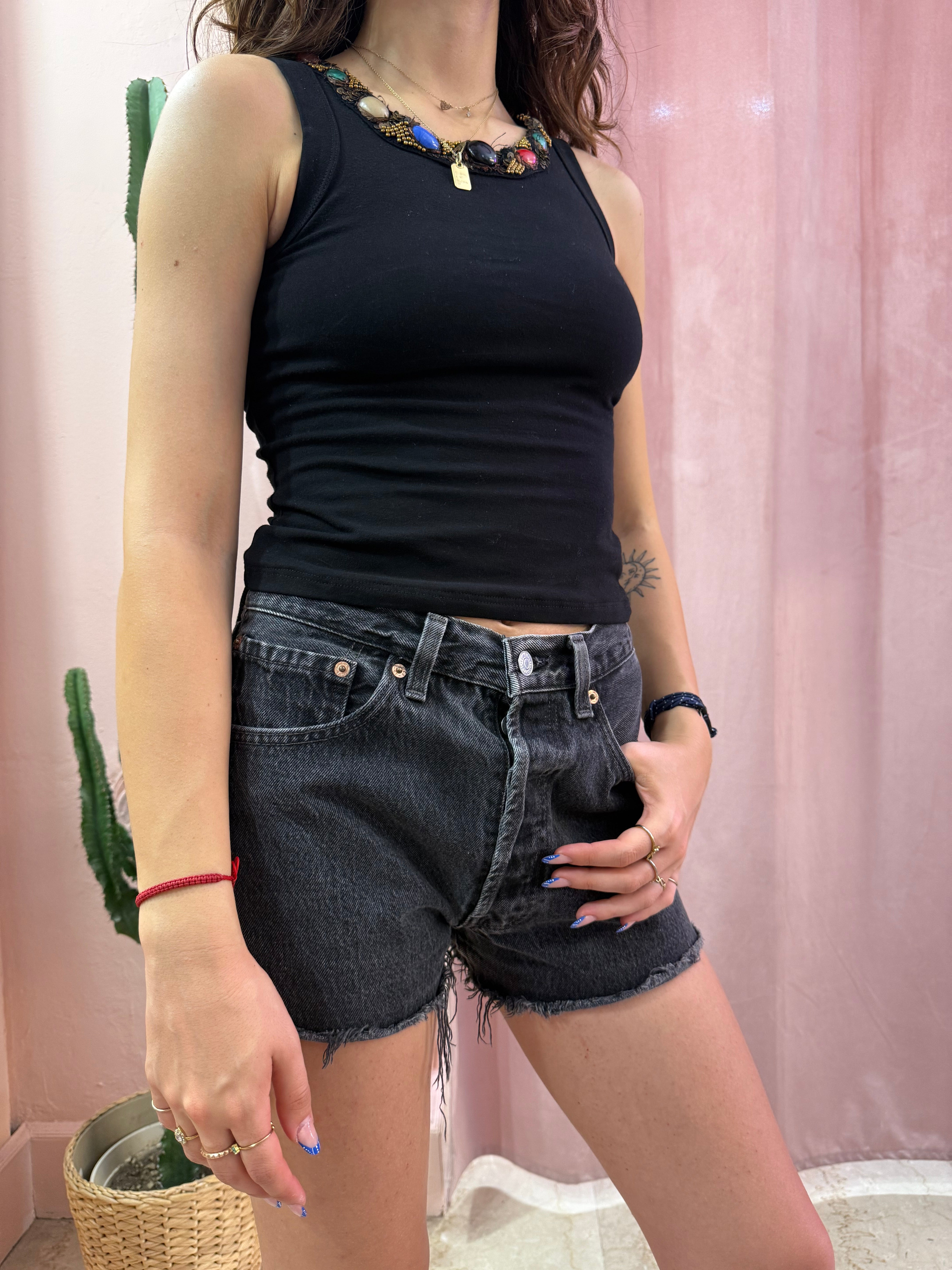 Shorts Levis vintage grigio antracite