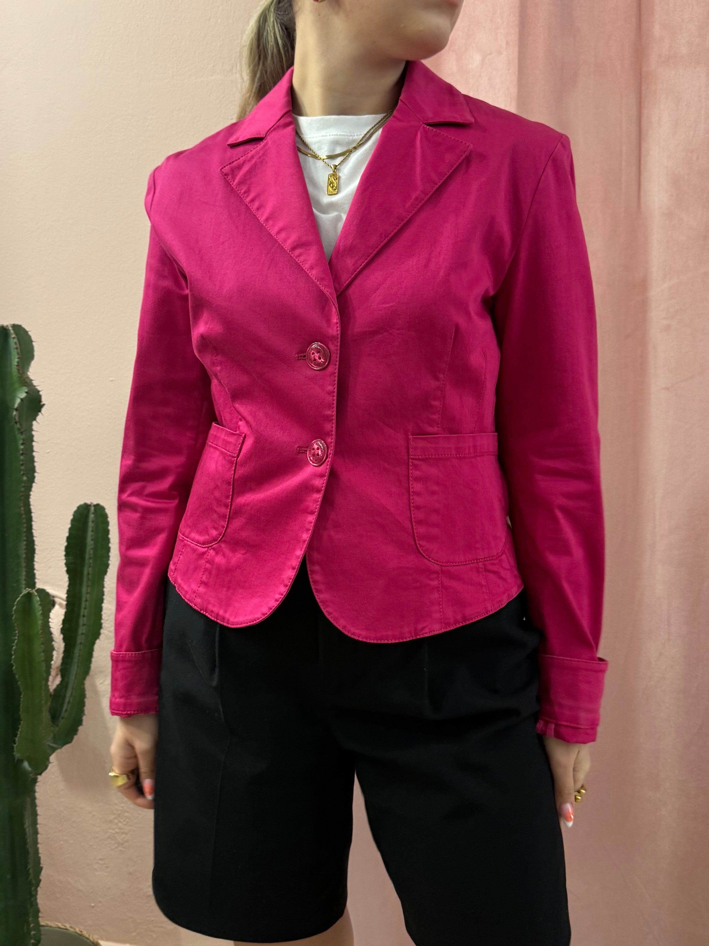 Blazer Versace jeans Couture fucsia