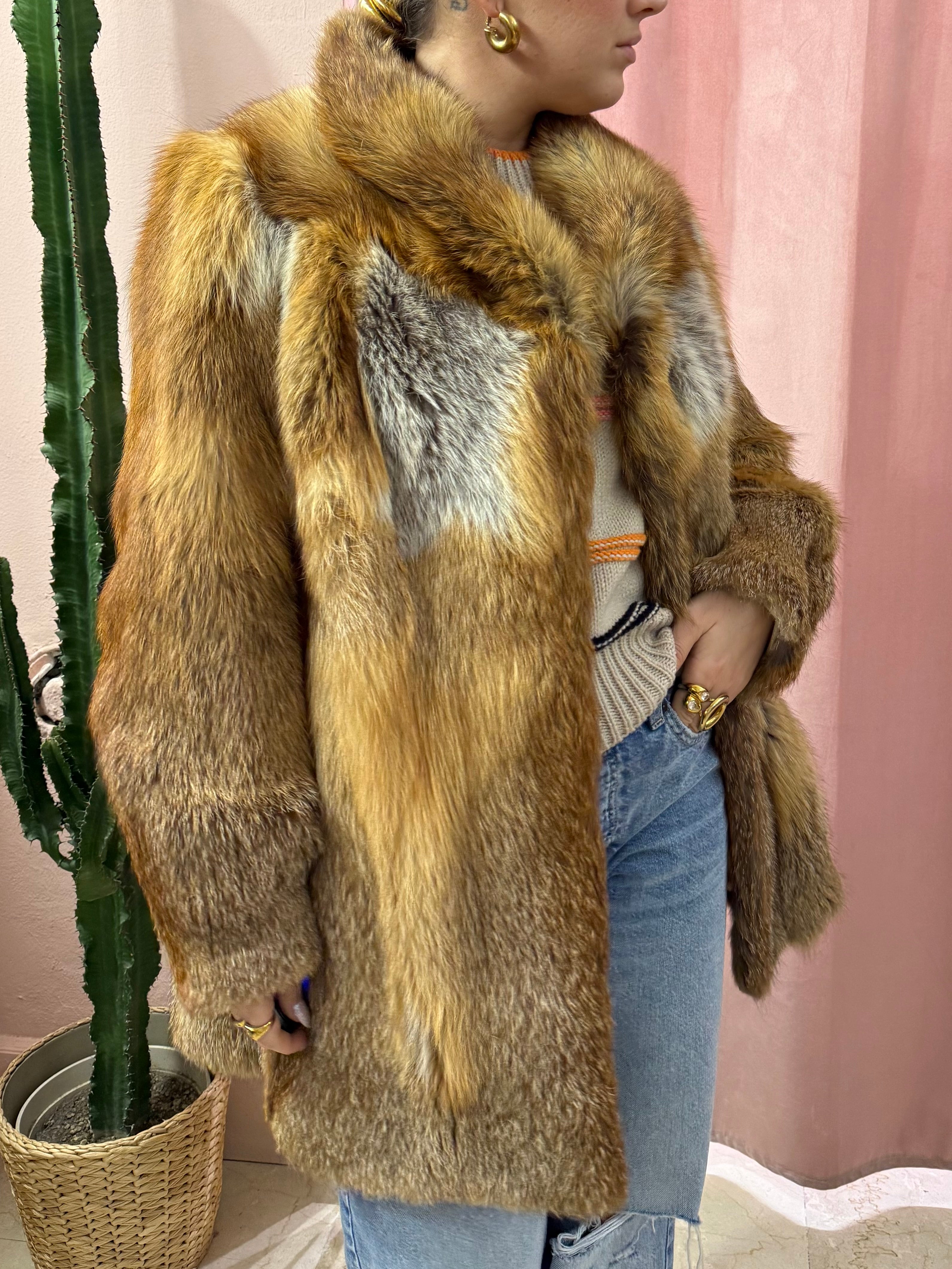 Pelliccia vintage in volpe