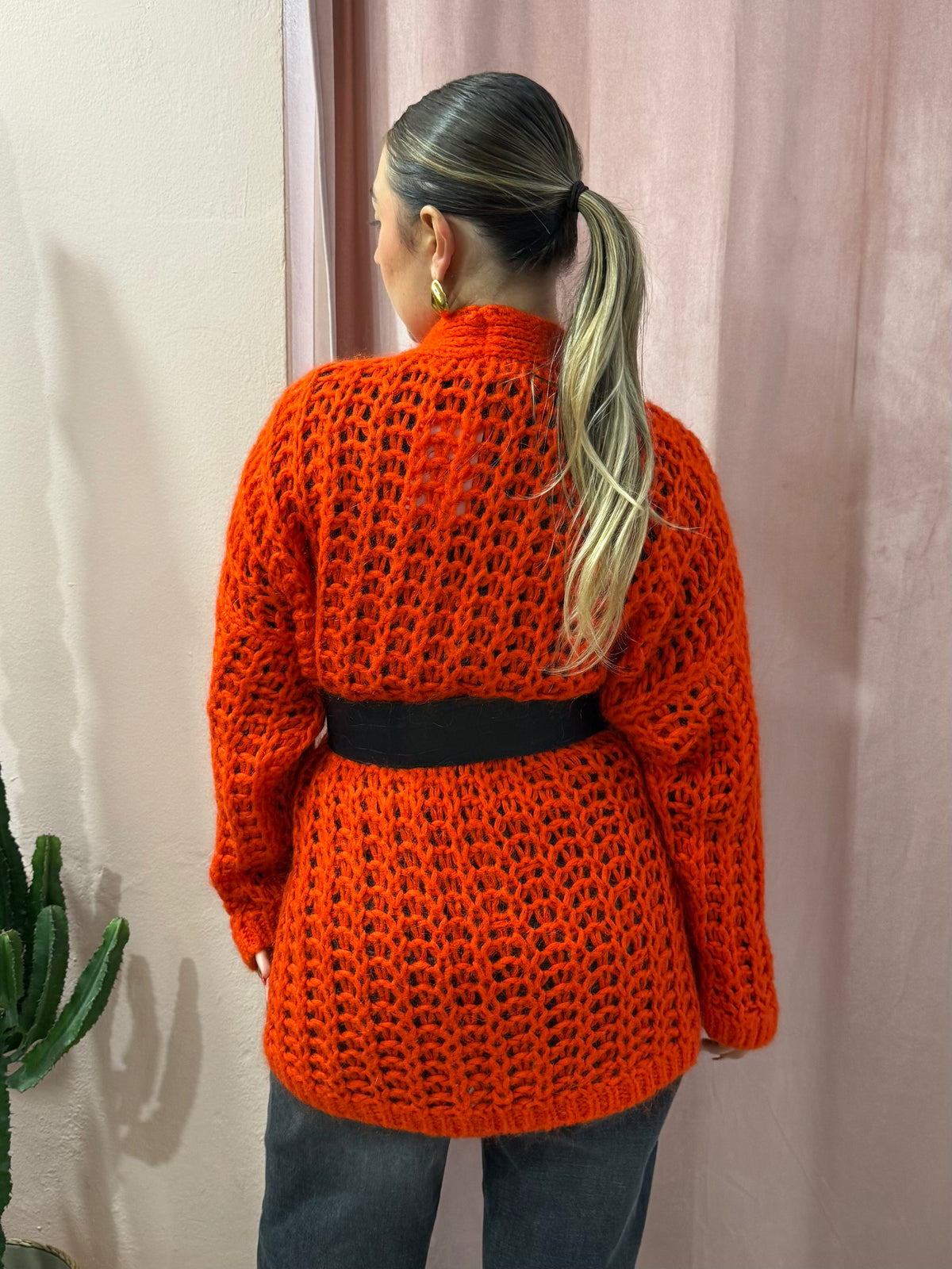 Cardigan zucca