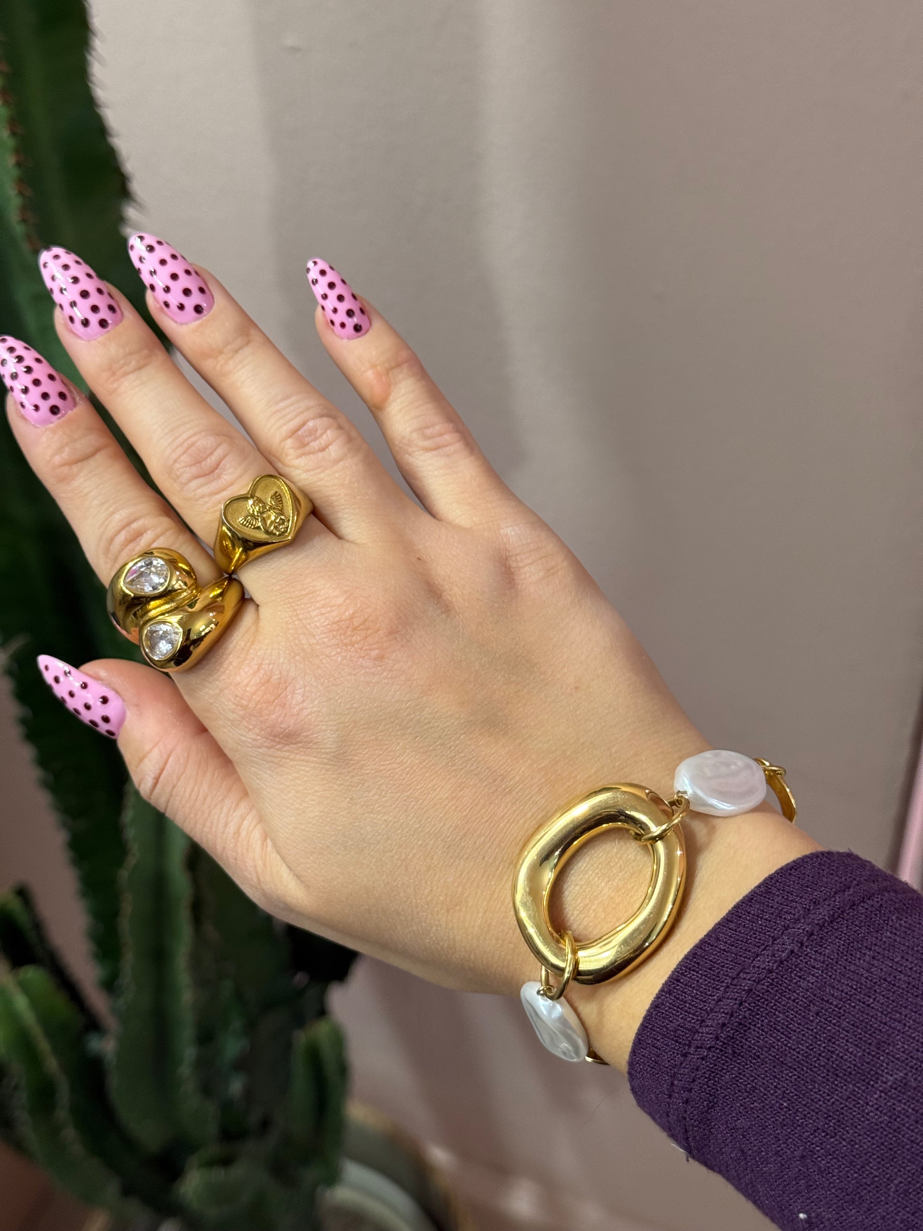 Bracciale Perla gold