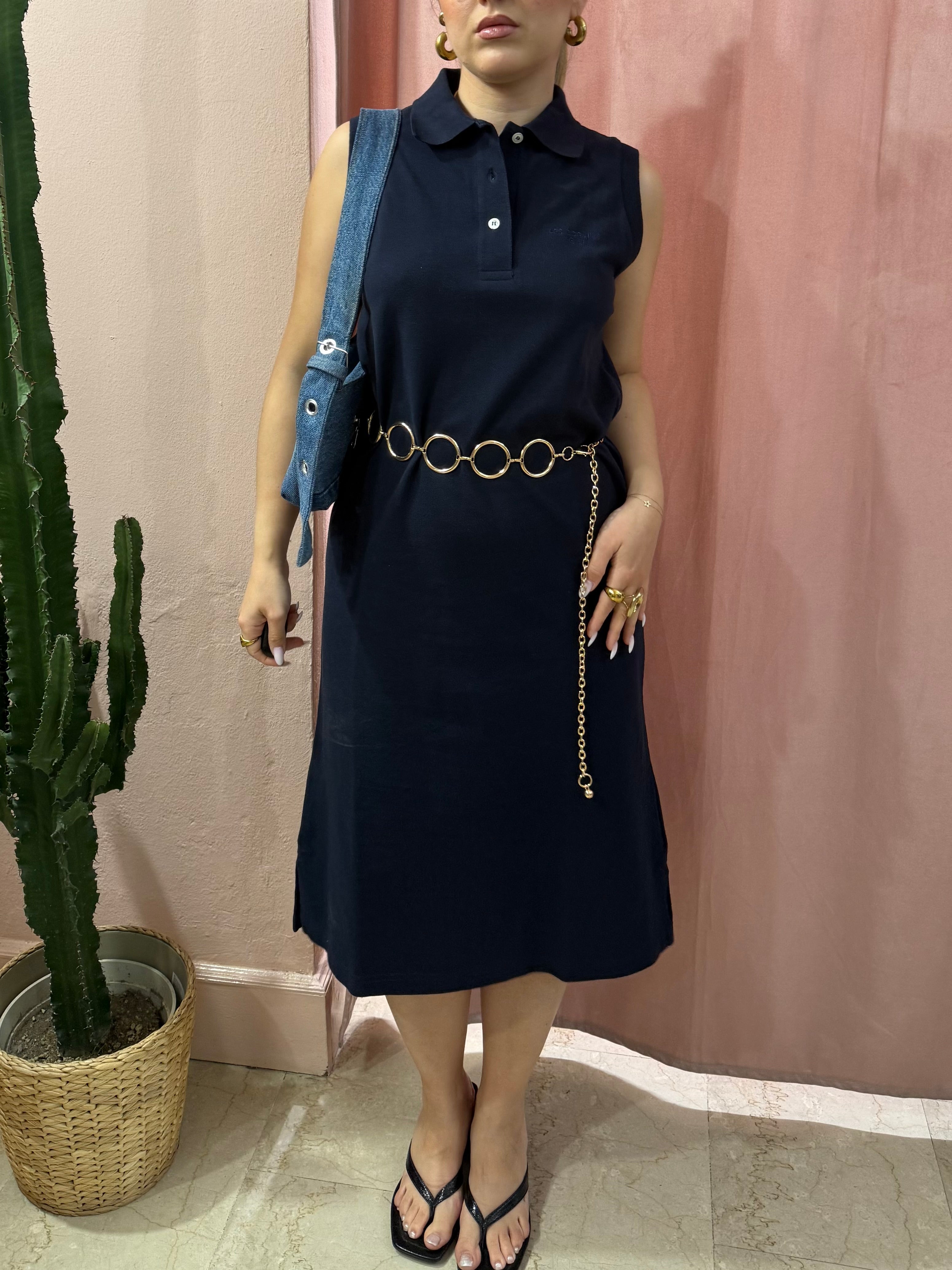 Vestito lungo Les Copains beach blu