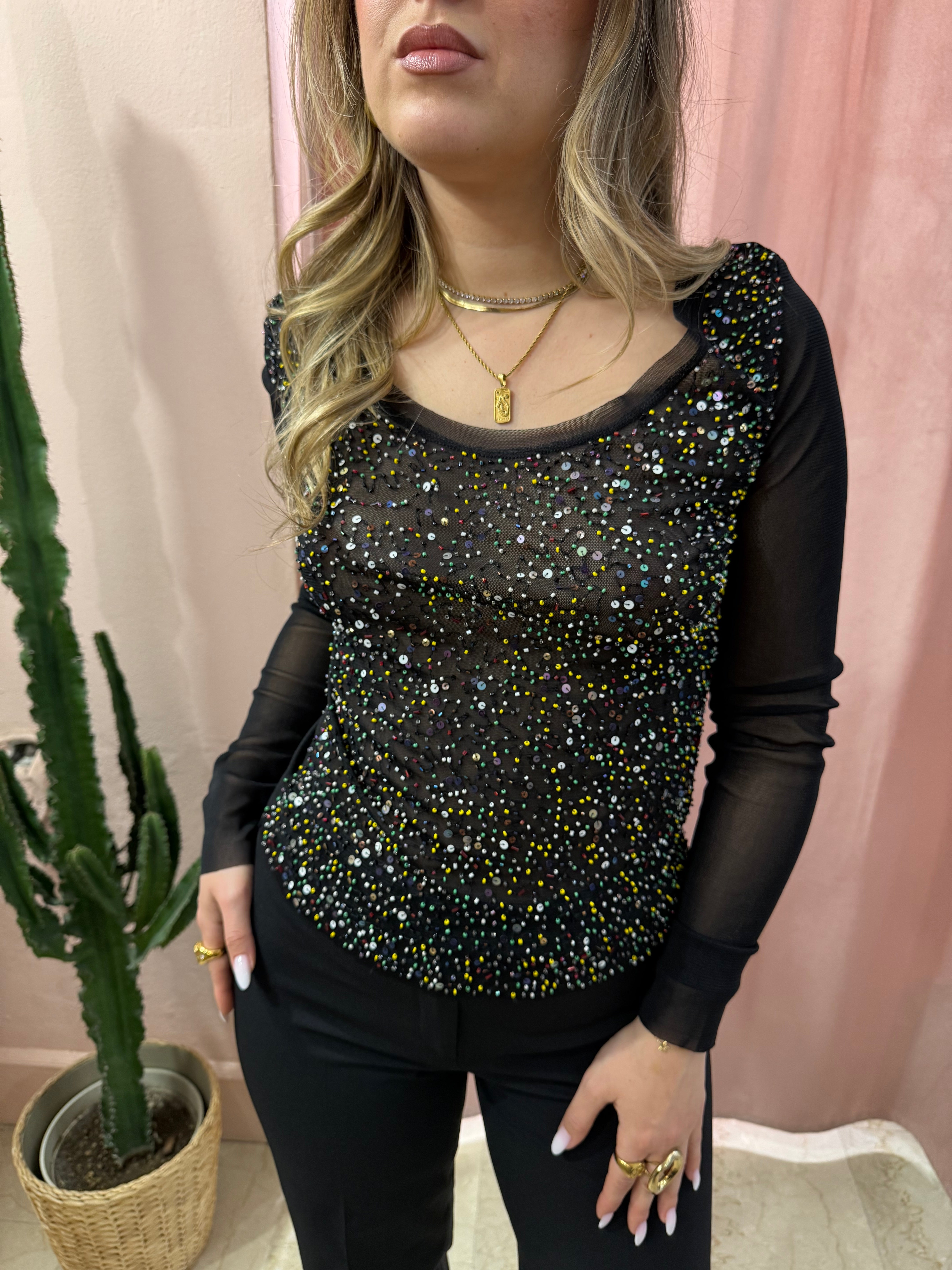 Top Max&co. paillettes