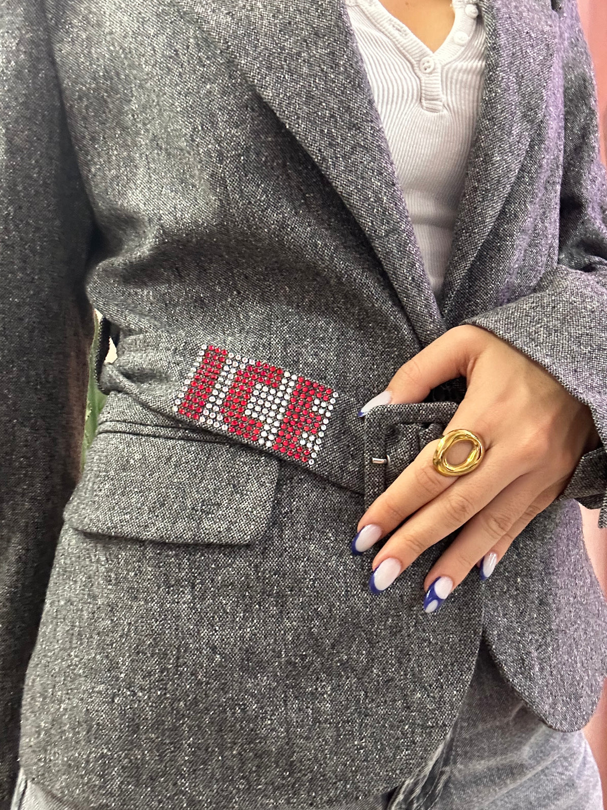 Blazer Iceberg 00s lana e seta