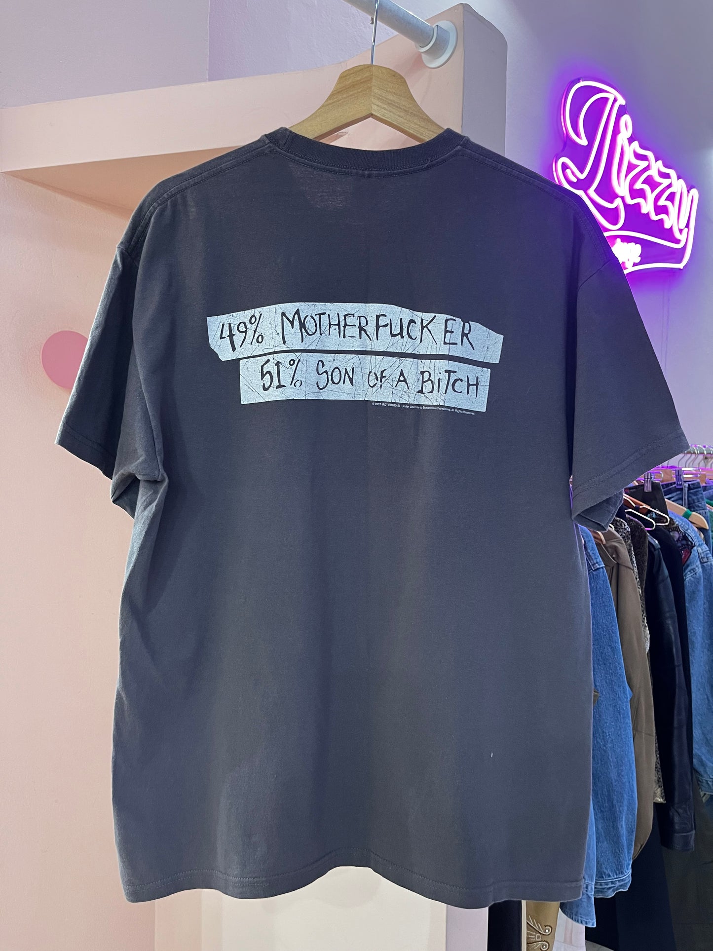 T-shirt band Motorhead antracite - Lizzy Vintage
