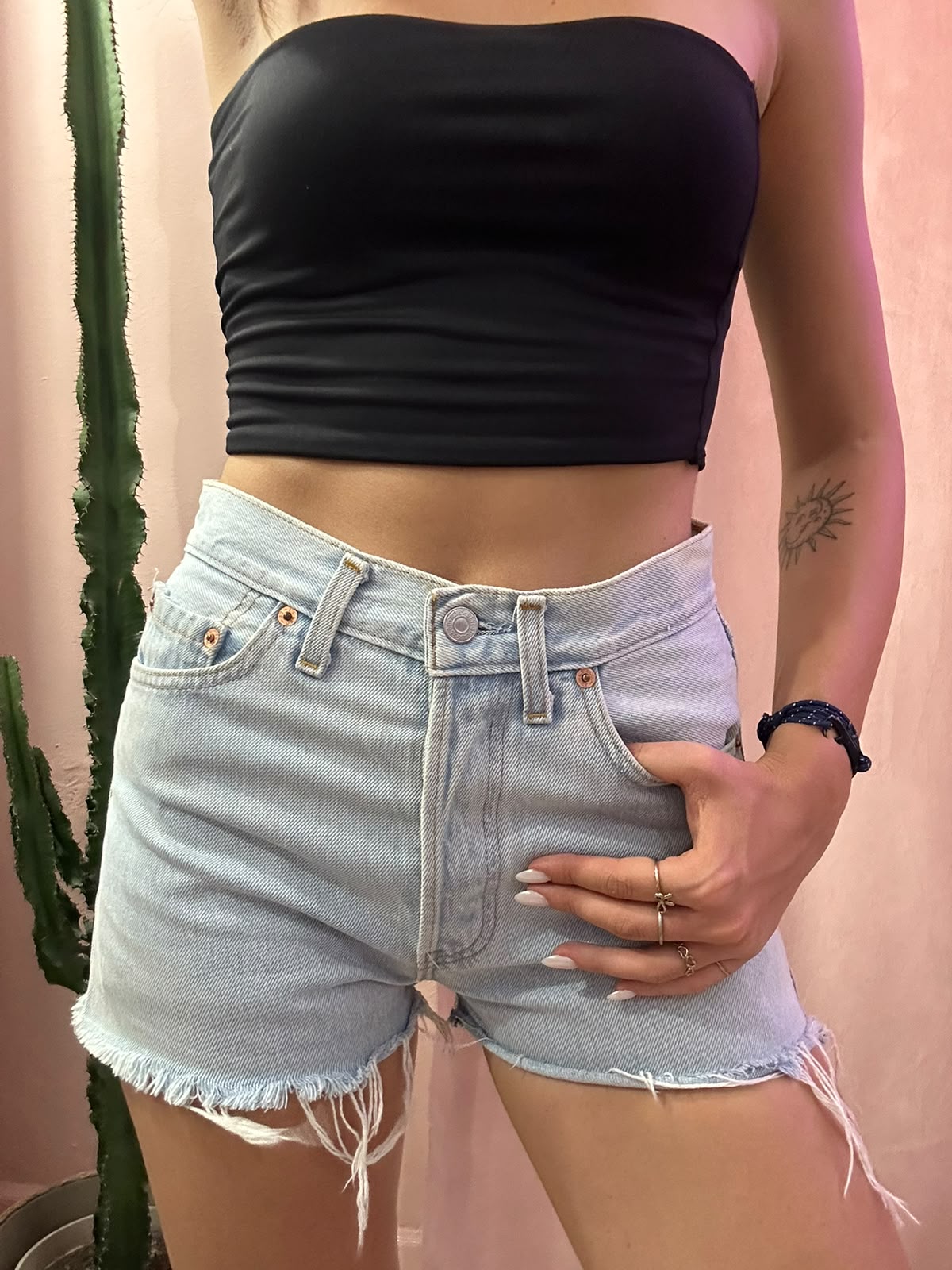 Shorts Levis vintage chiaro