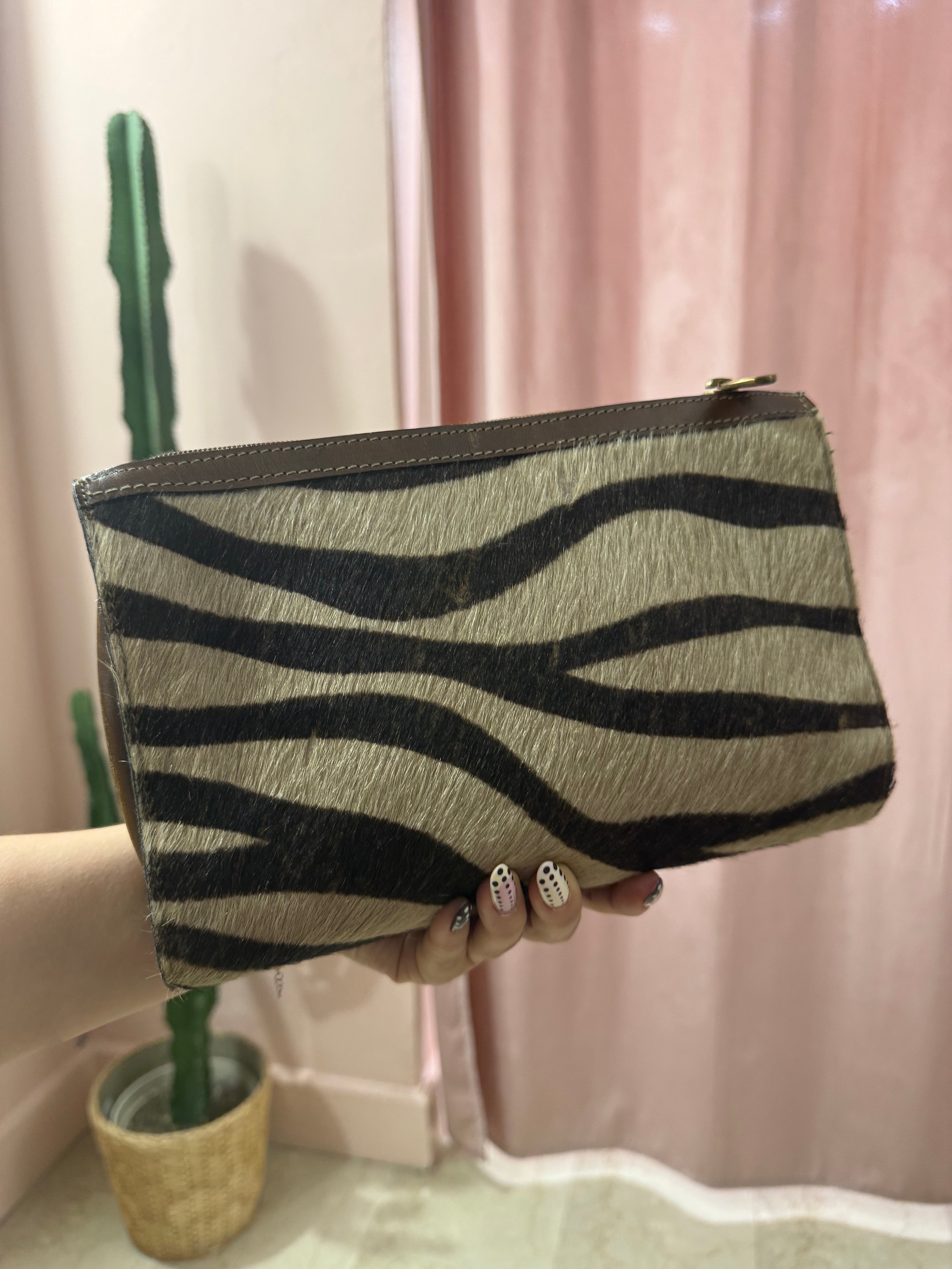 Pochette vintage in cavallino