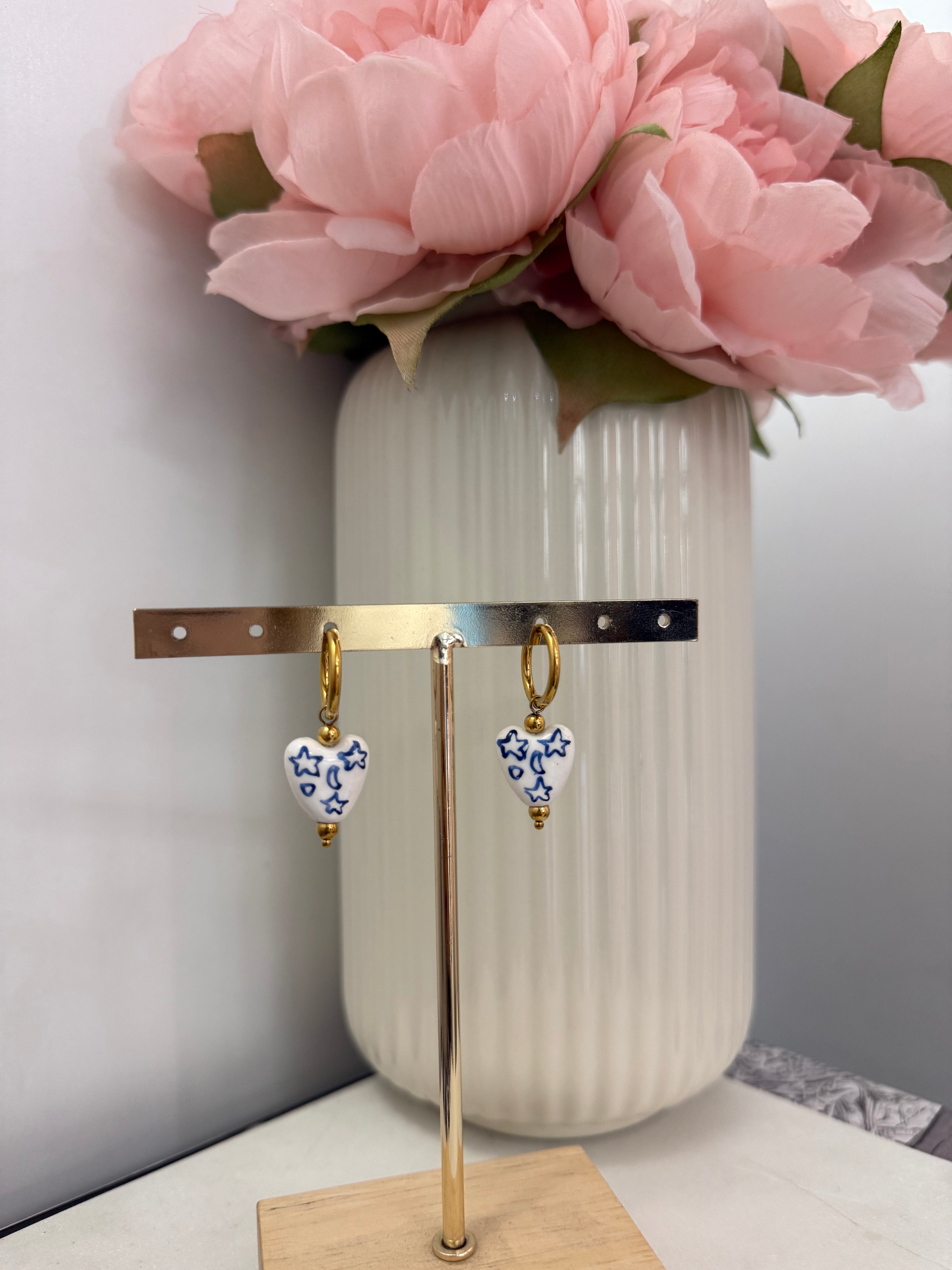 Orecchini pendenti ceramica più colori