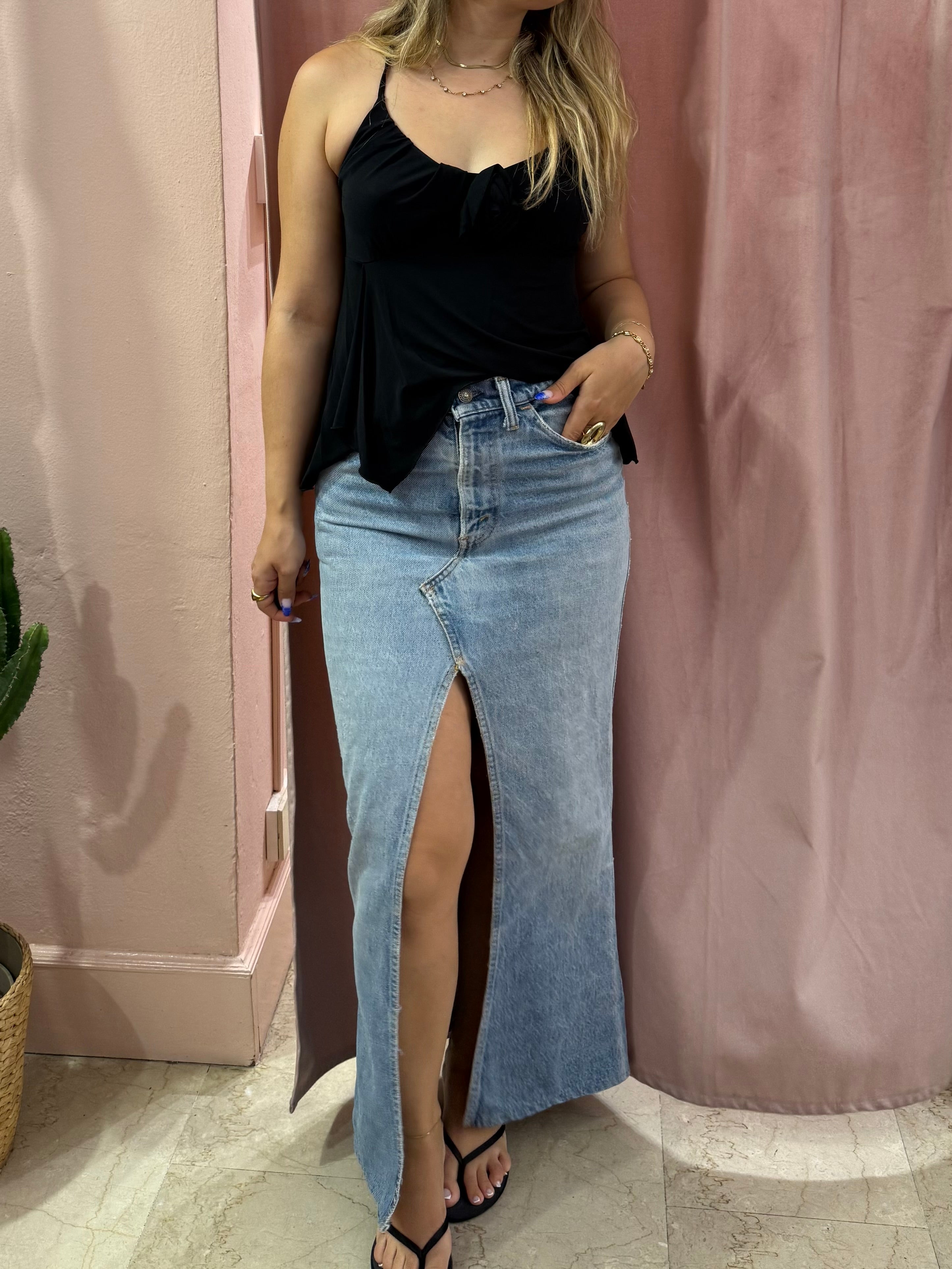 Maxi gonna Levis vintage orange tab
