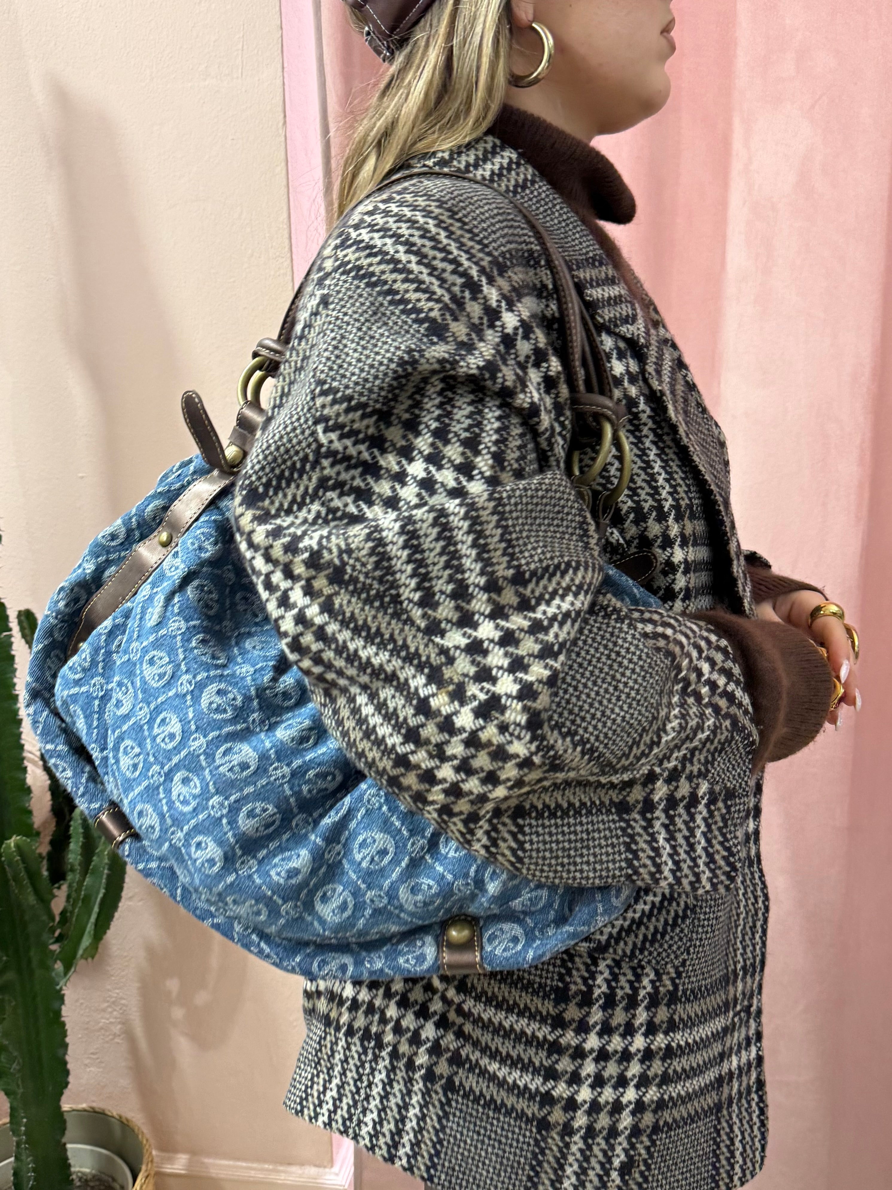 Borsa Coccinelle in denim anni 2000