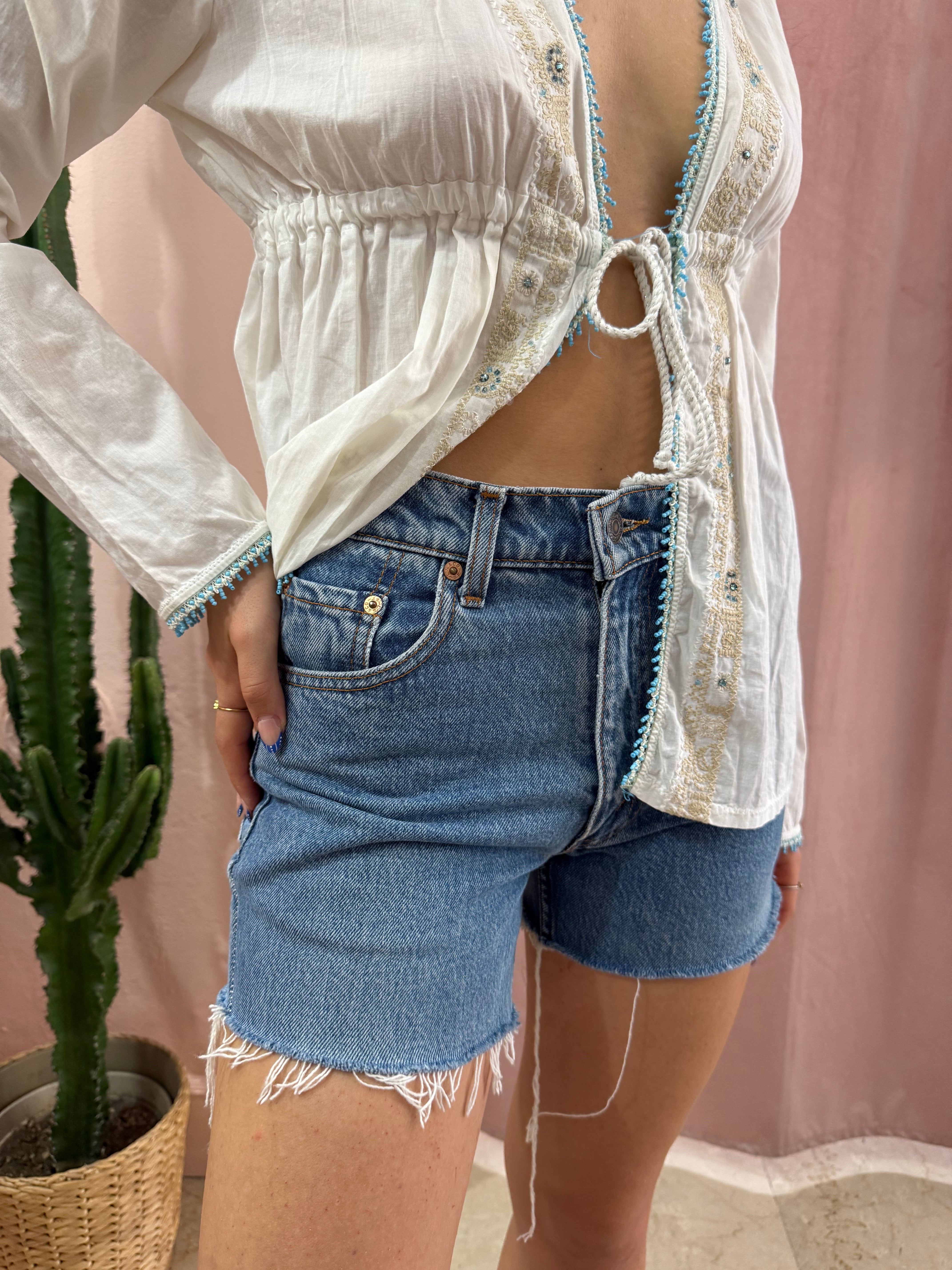 Shorts Levis vintage vita alta
