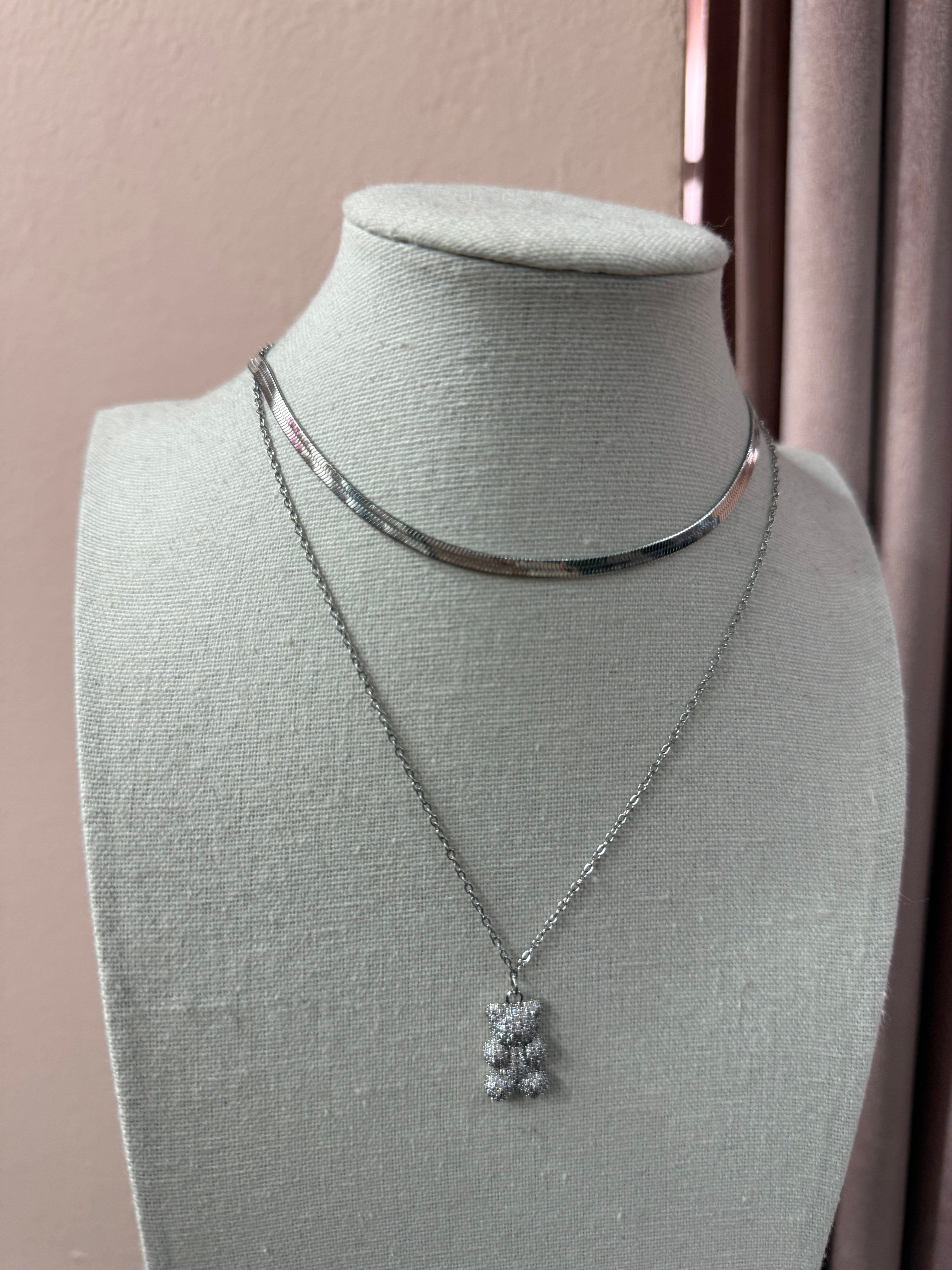 Collana snake gold/ silver