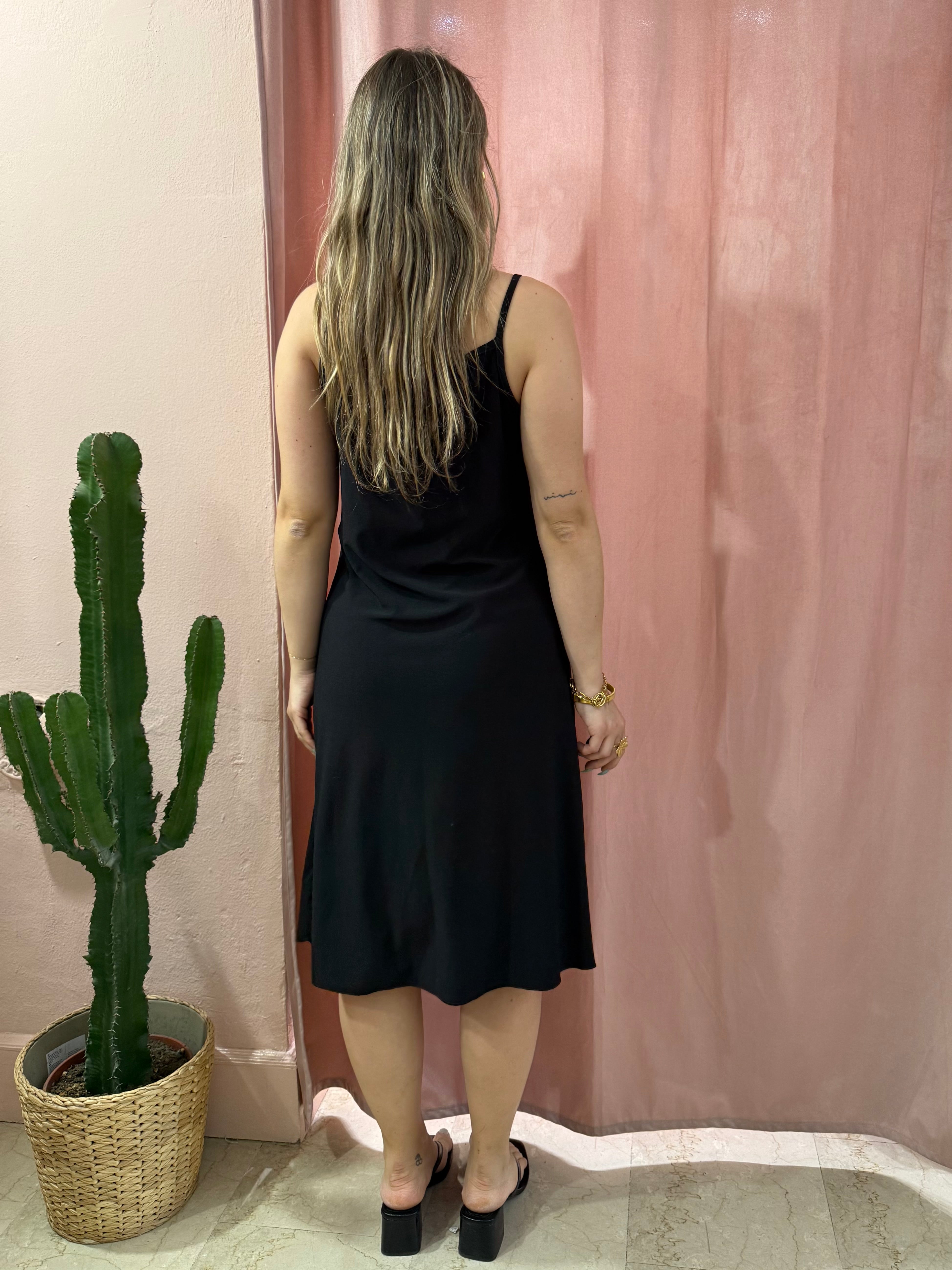 Vestito 2000 nero con paillettes