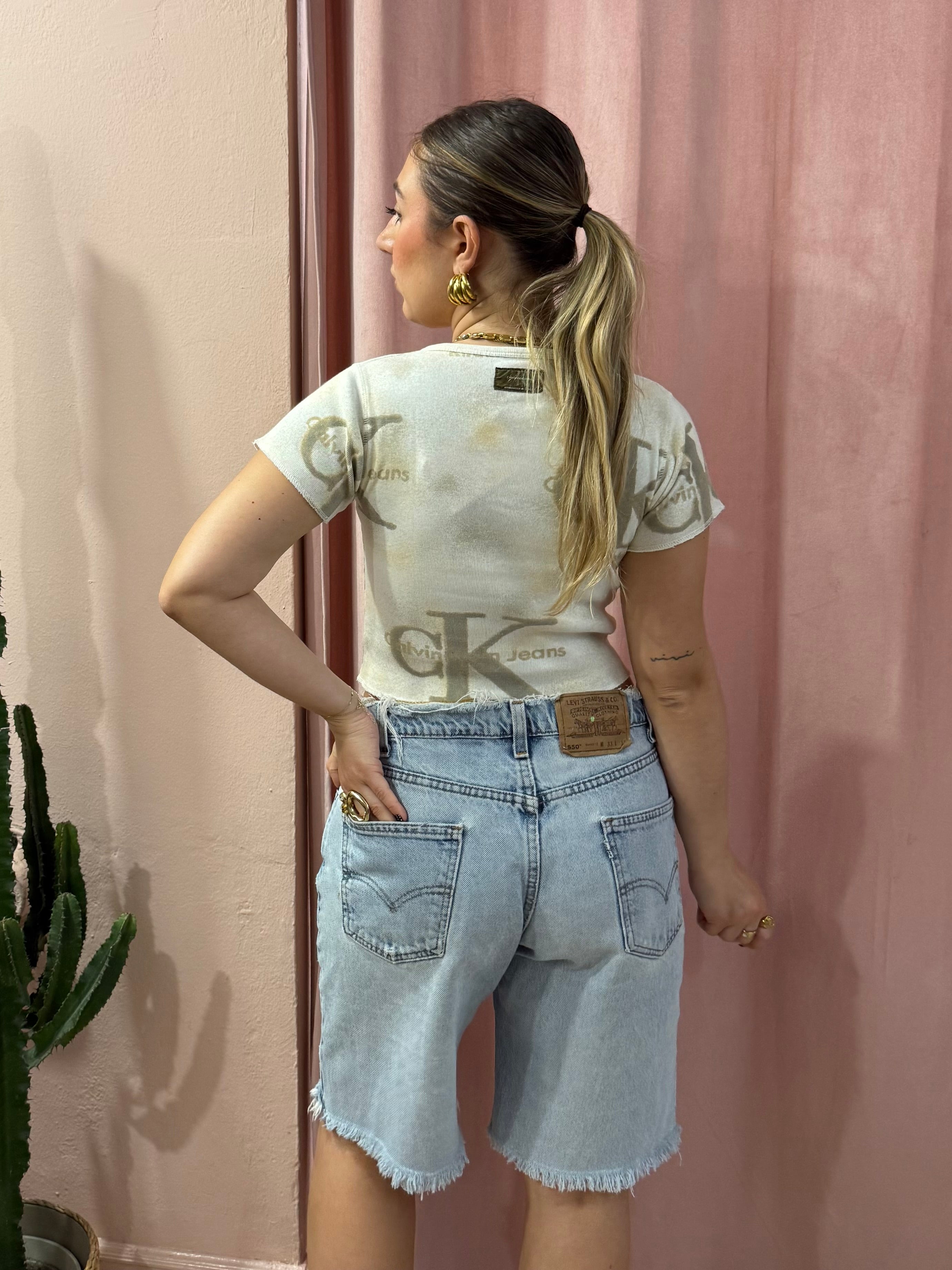 Bermuda Levis vintage chiaro