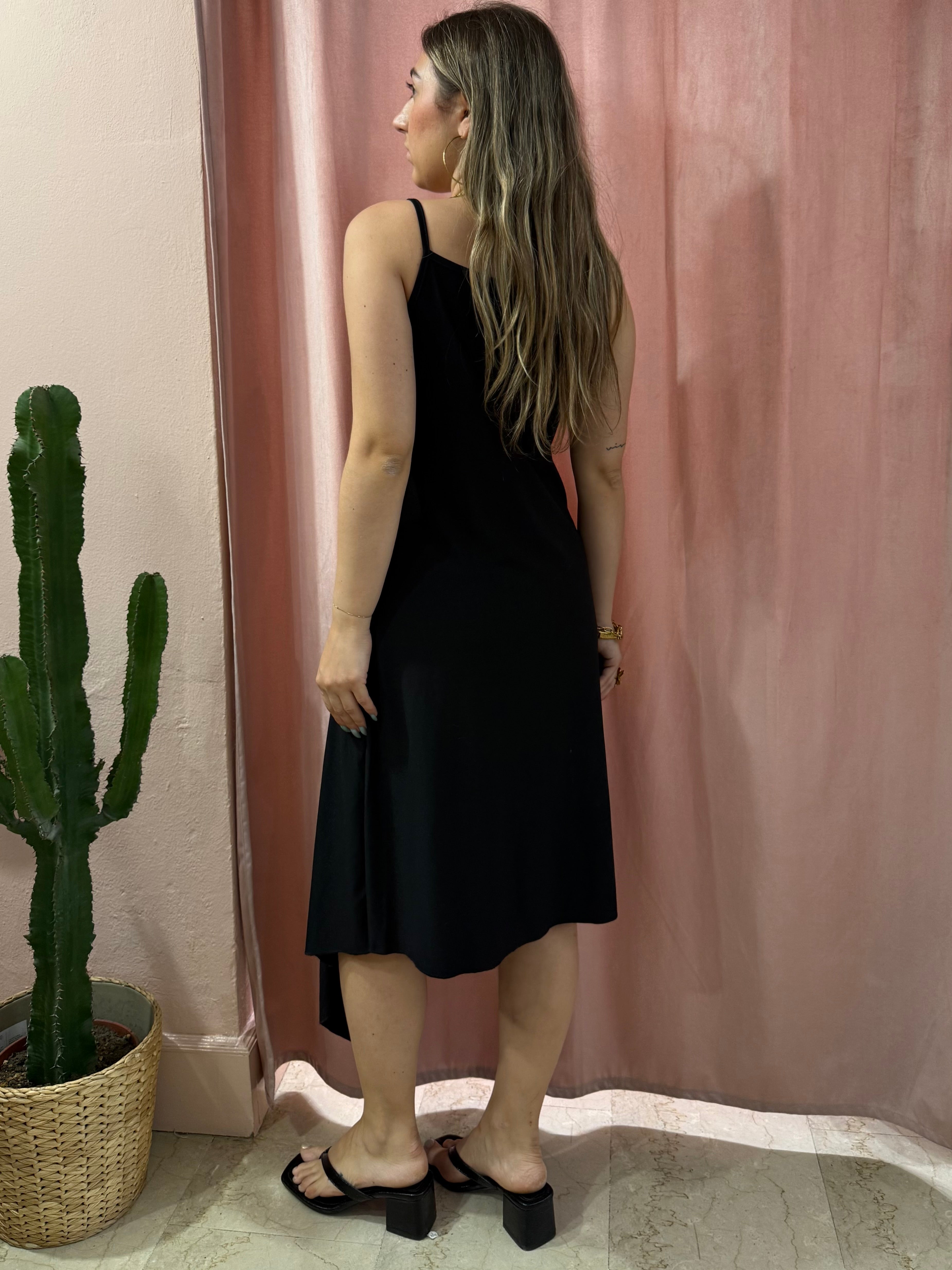 Vestito 2000 nero con paillettes