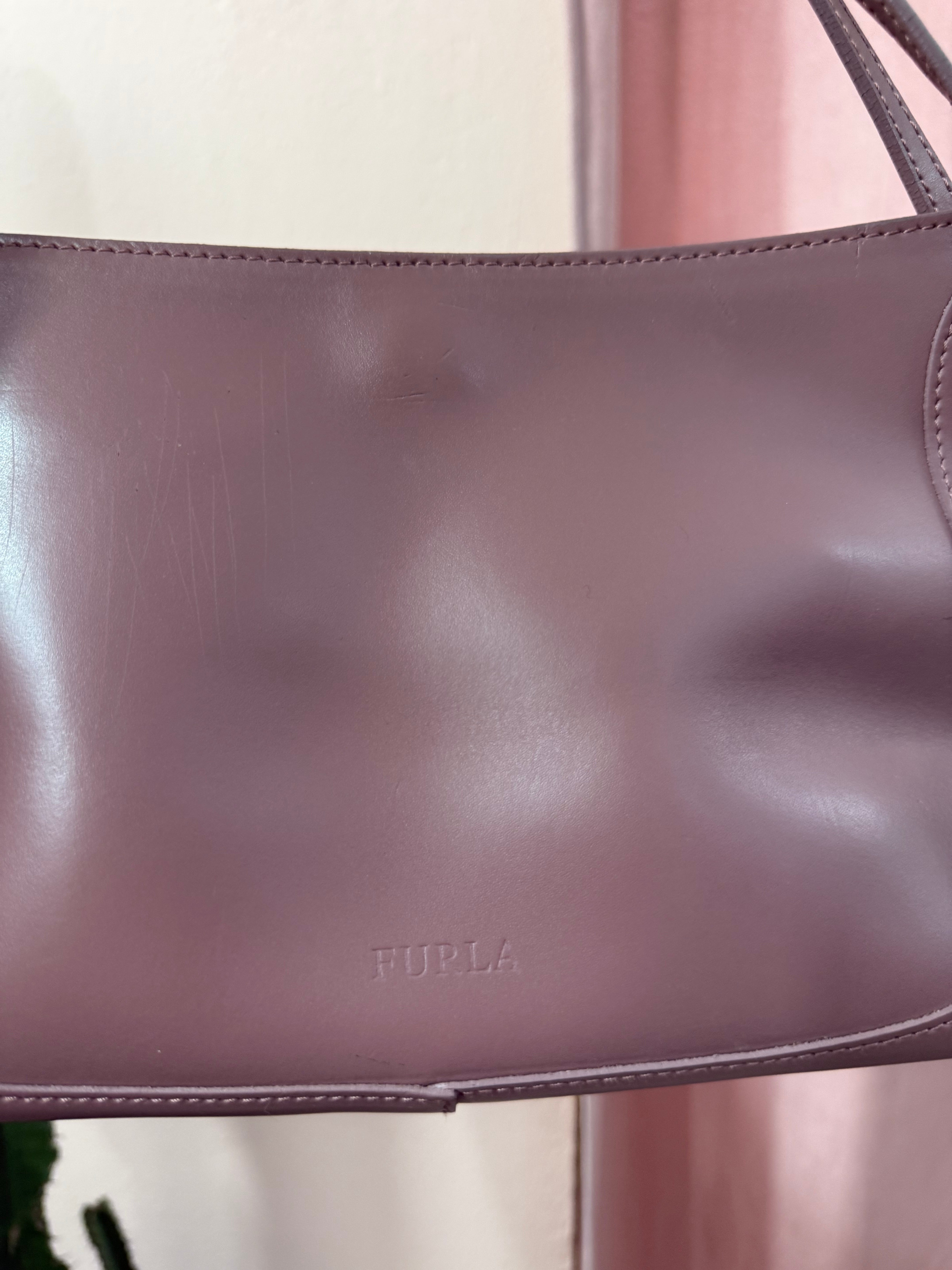 Borsa Furla in pelle rosa antico