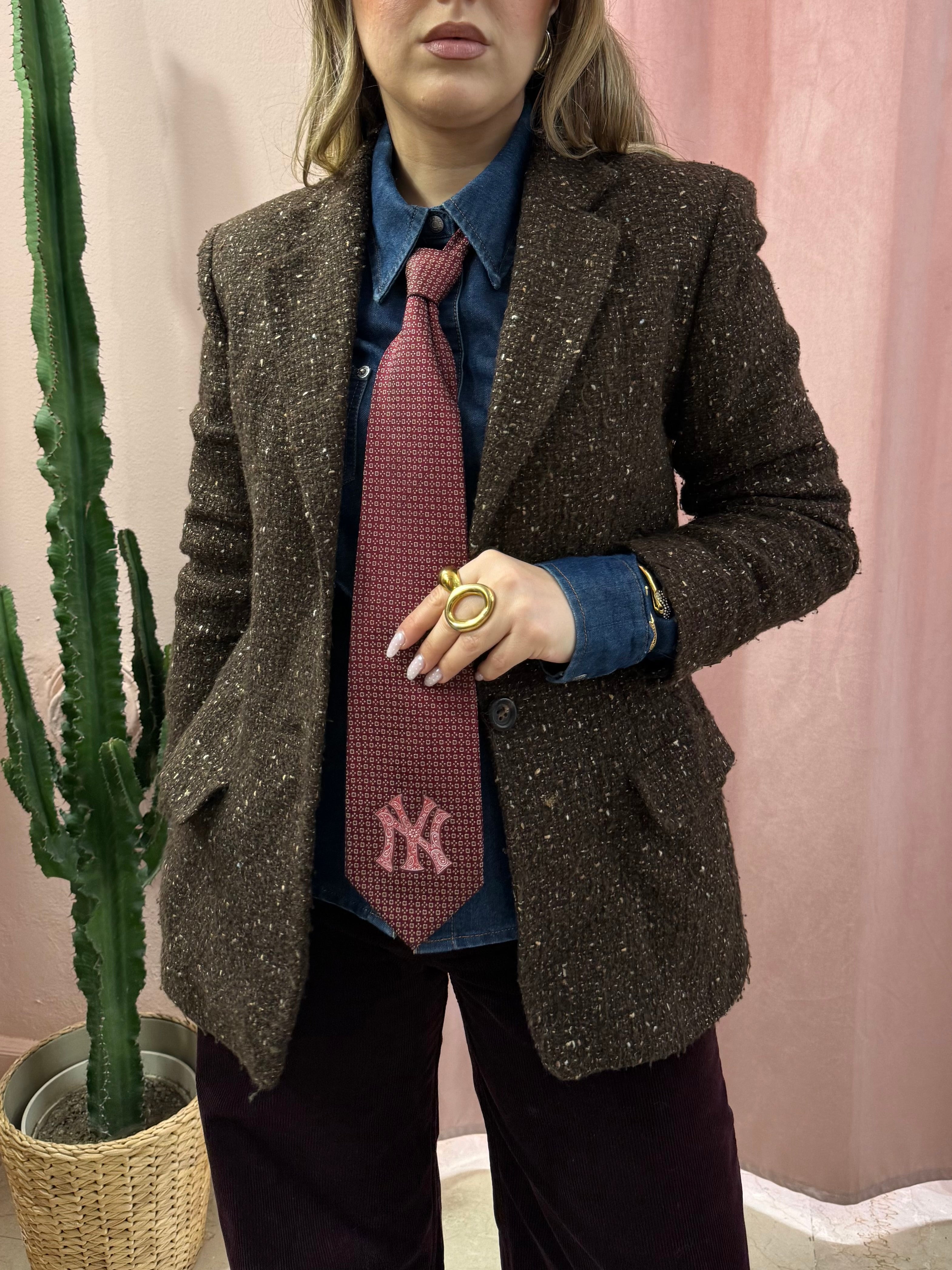 Blazer Marella mélange in lana