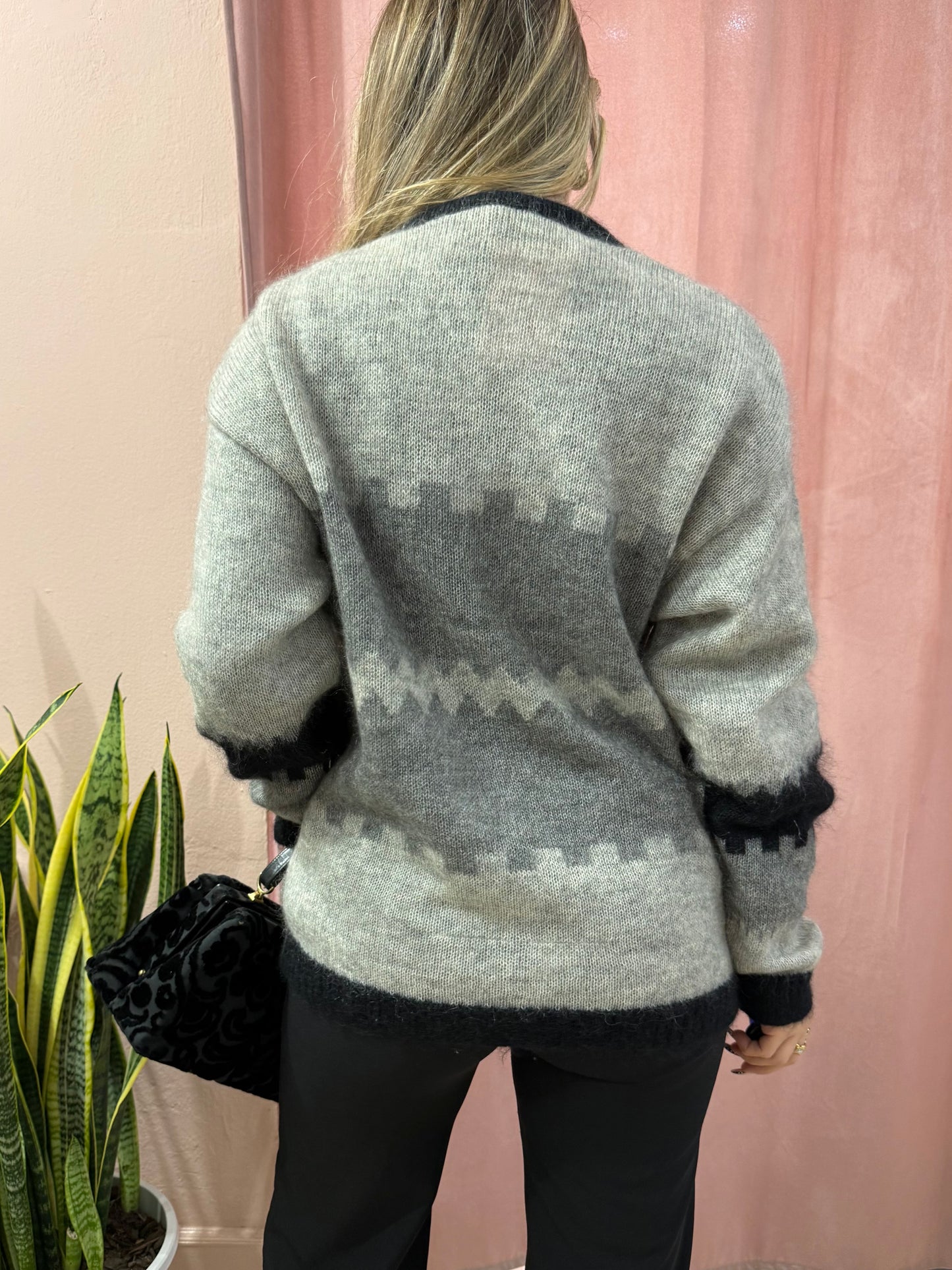 Maglione in kid mohair