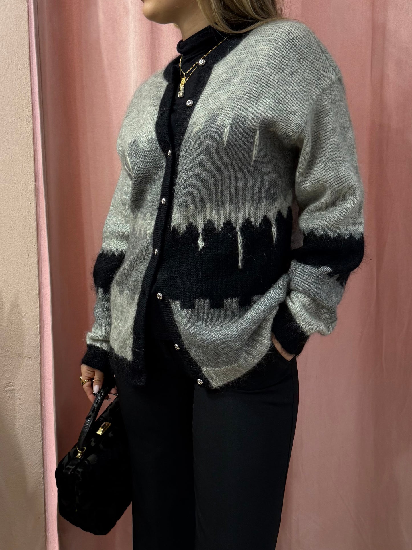 Maglione in kid mohair