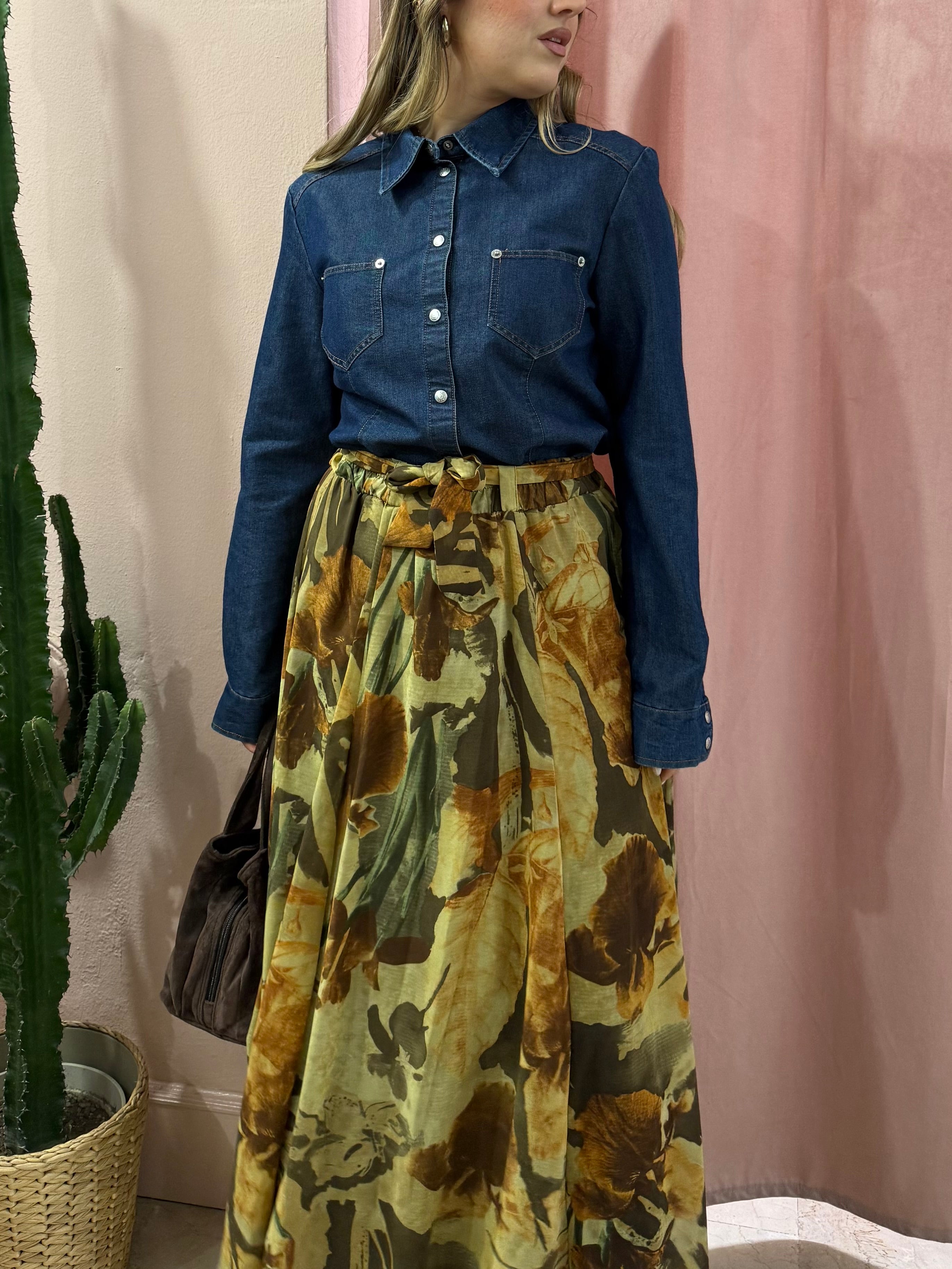 Maxi gonna in fantasia