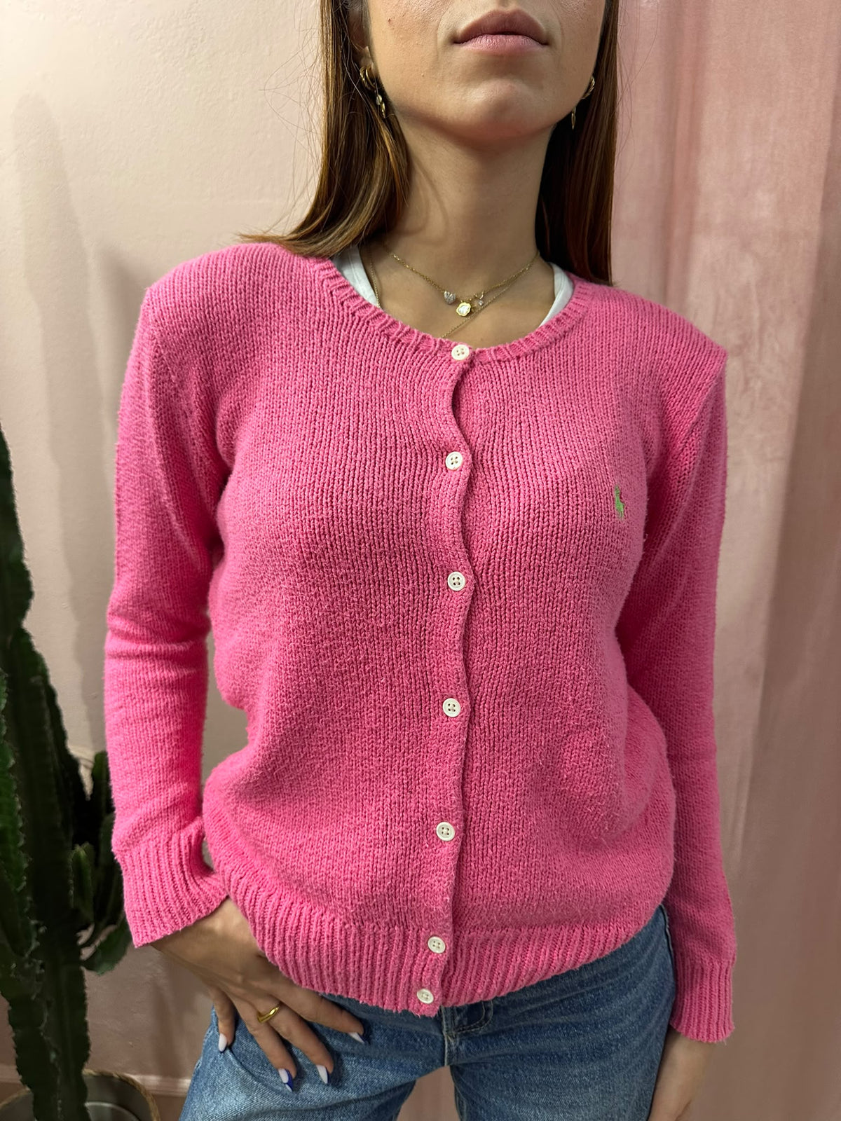 Cardigan Ralph Lauren rosa