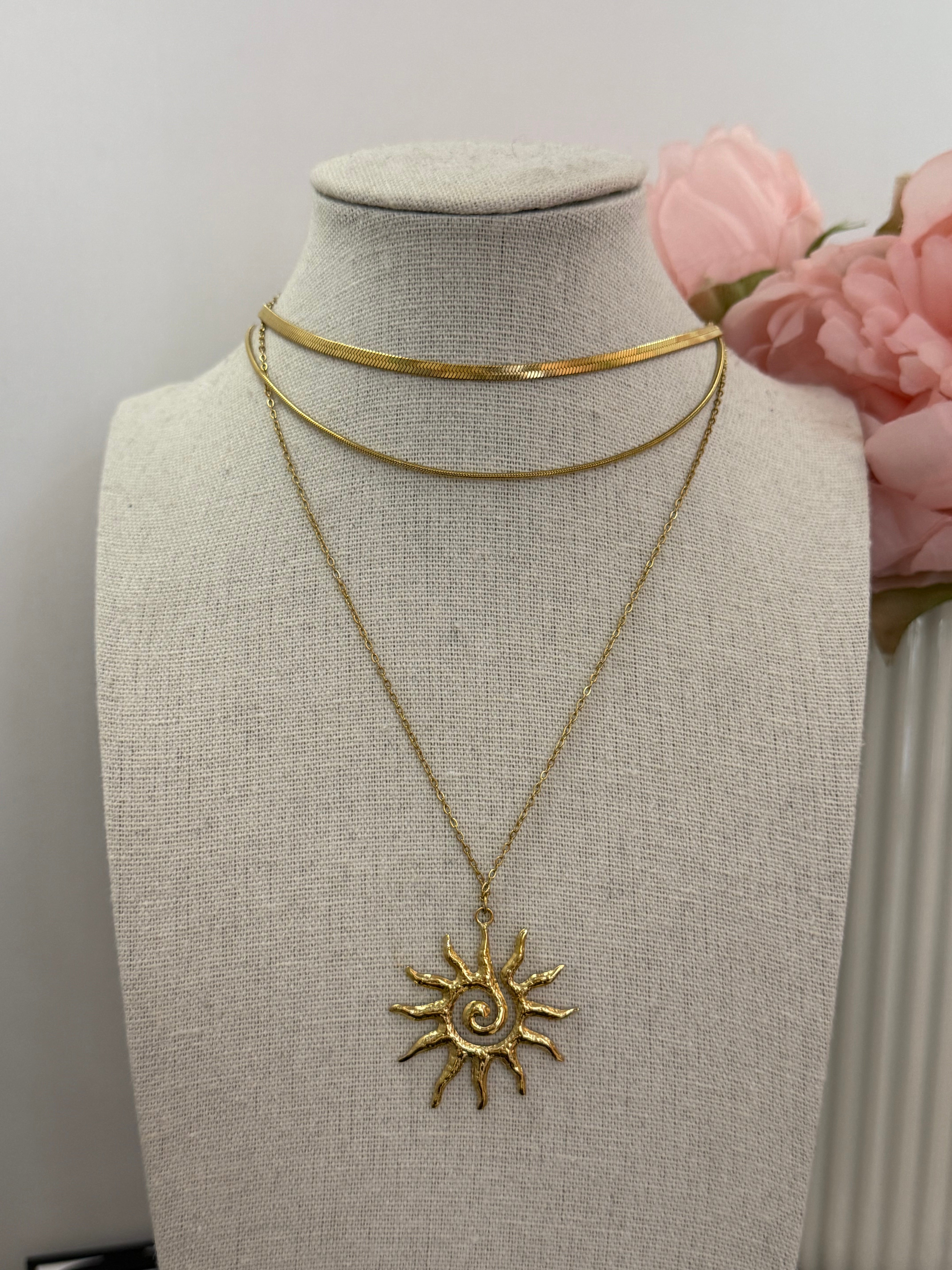 Collana Sole y2k