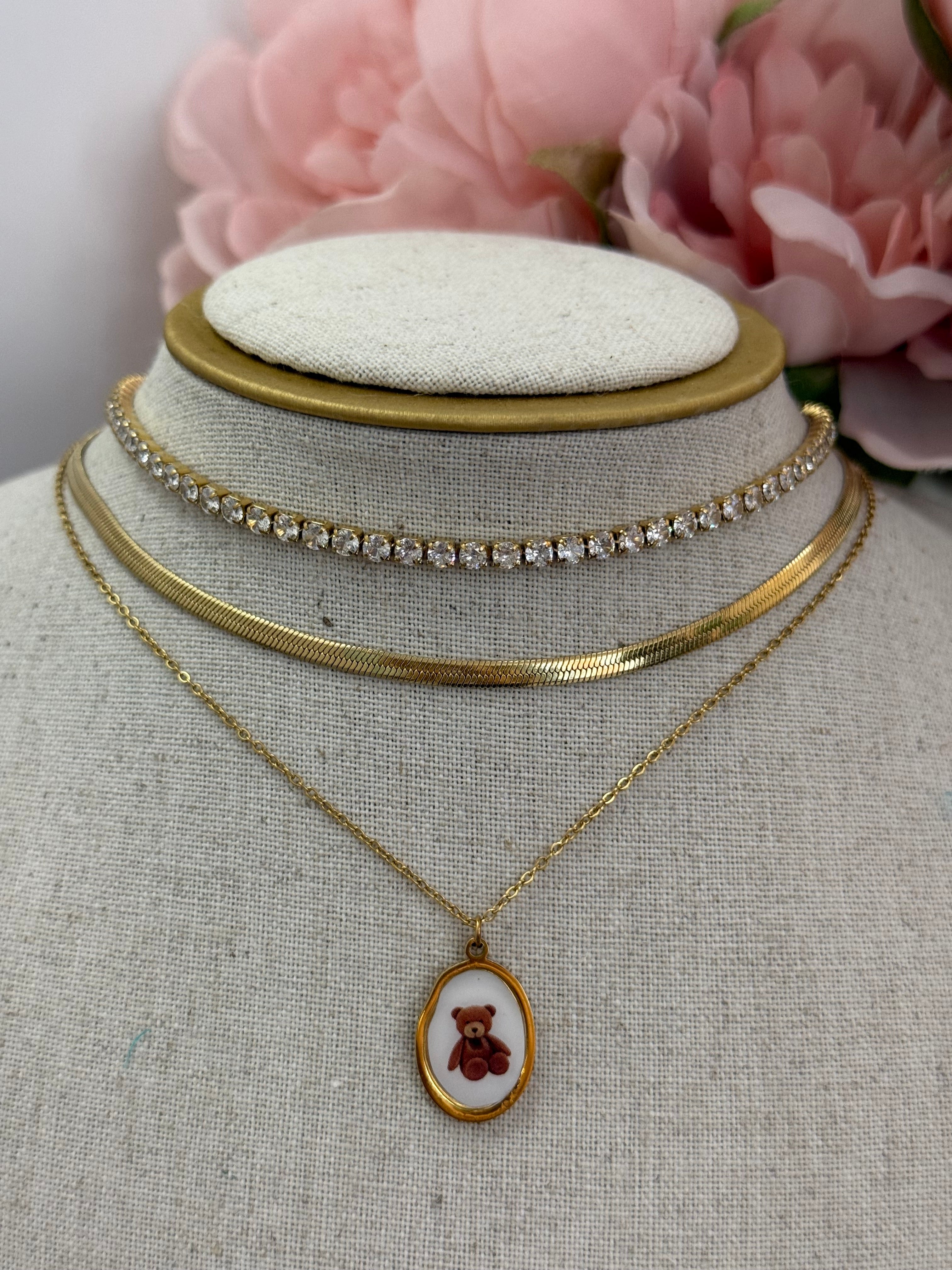 Collana ciondolo orsetto