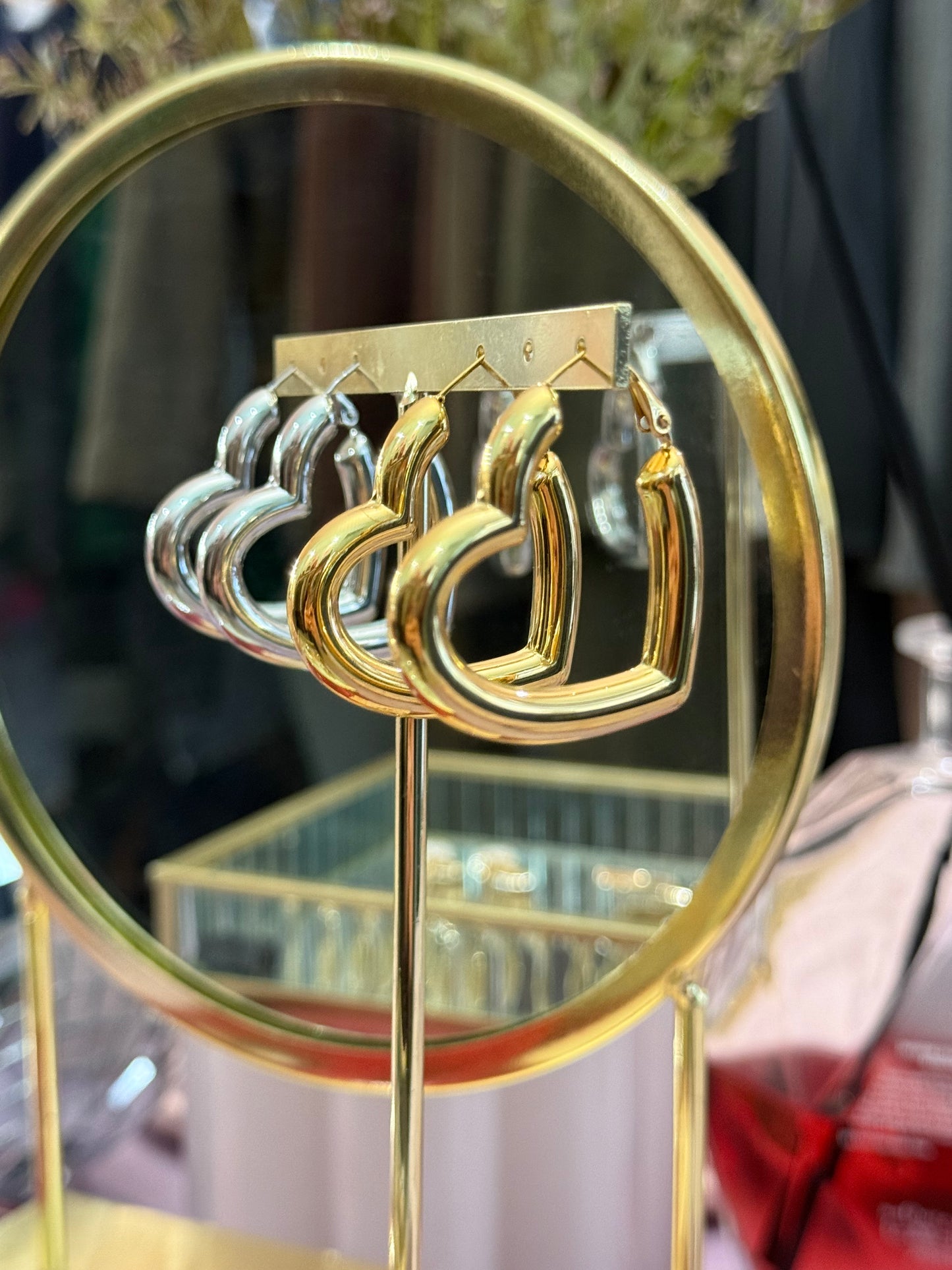 Orecchini pendenti a cuore