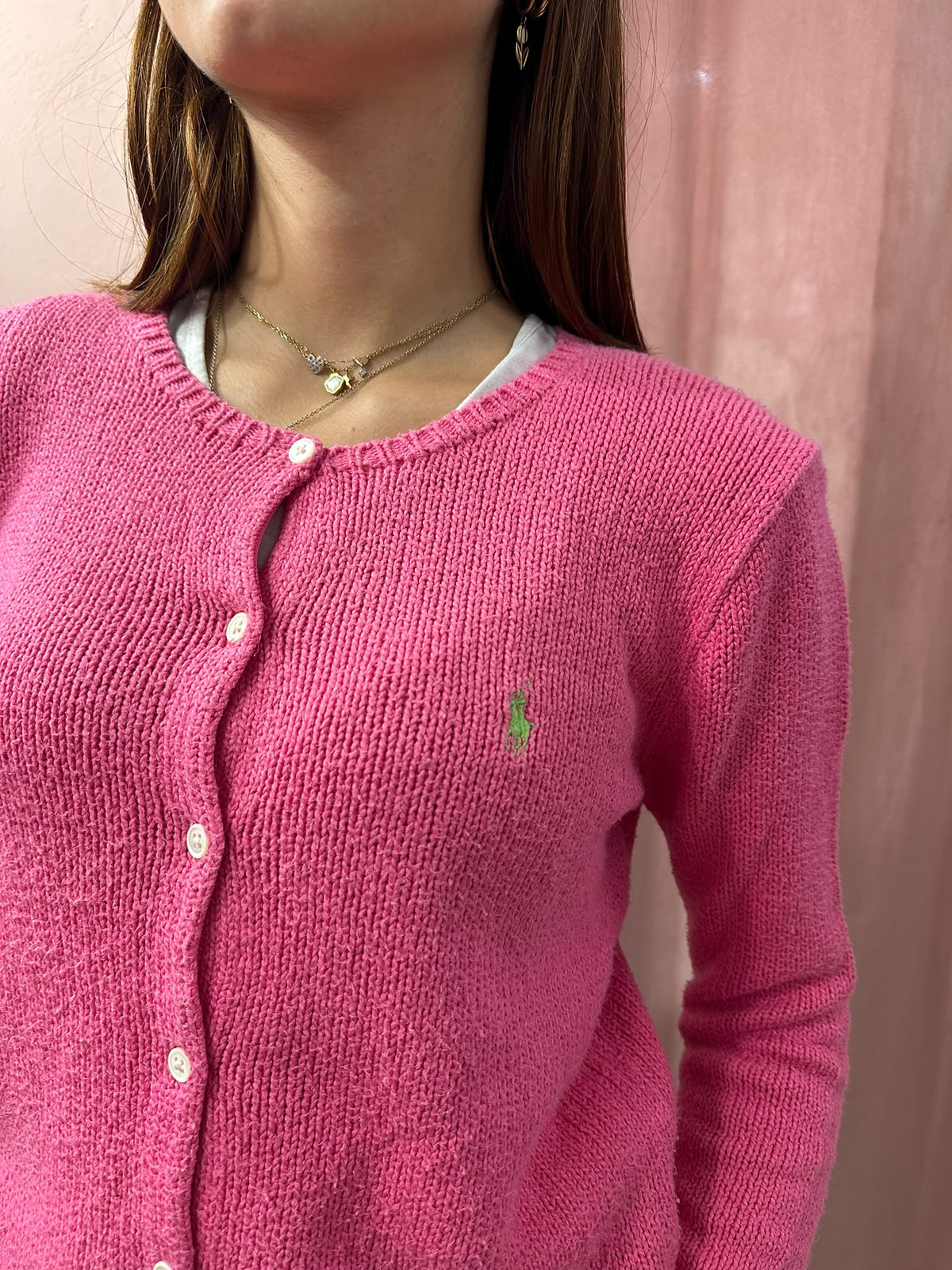 Cardigan Ralph Lauren rosa