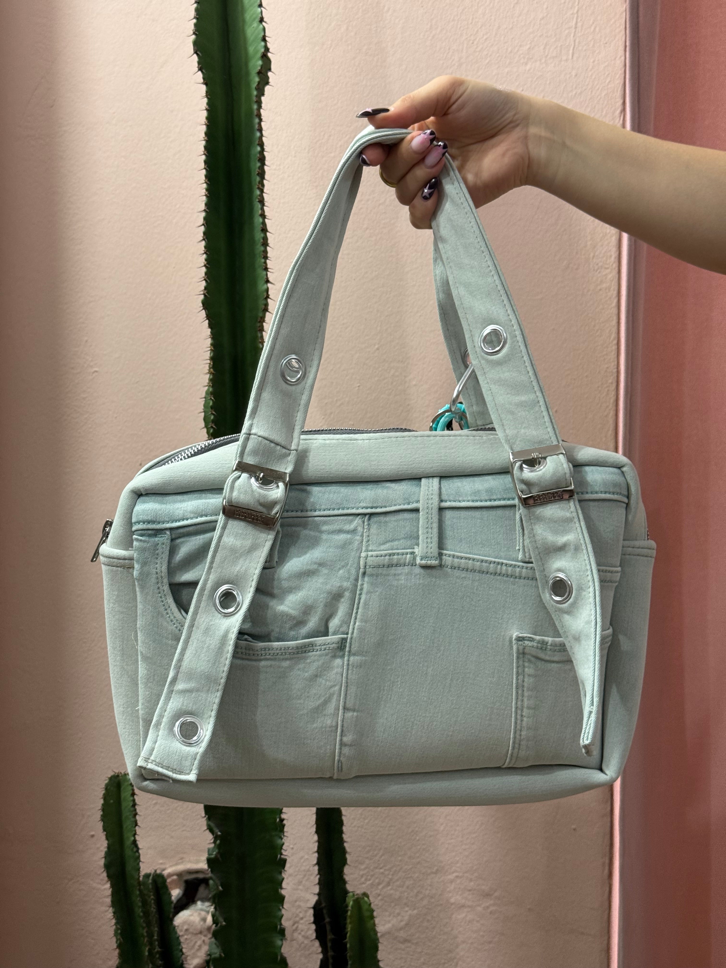 Borsa Levis upcycling menta