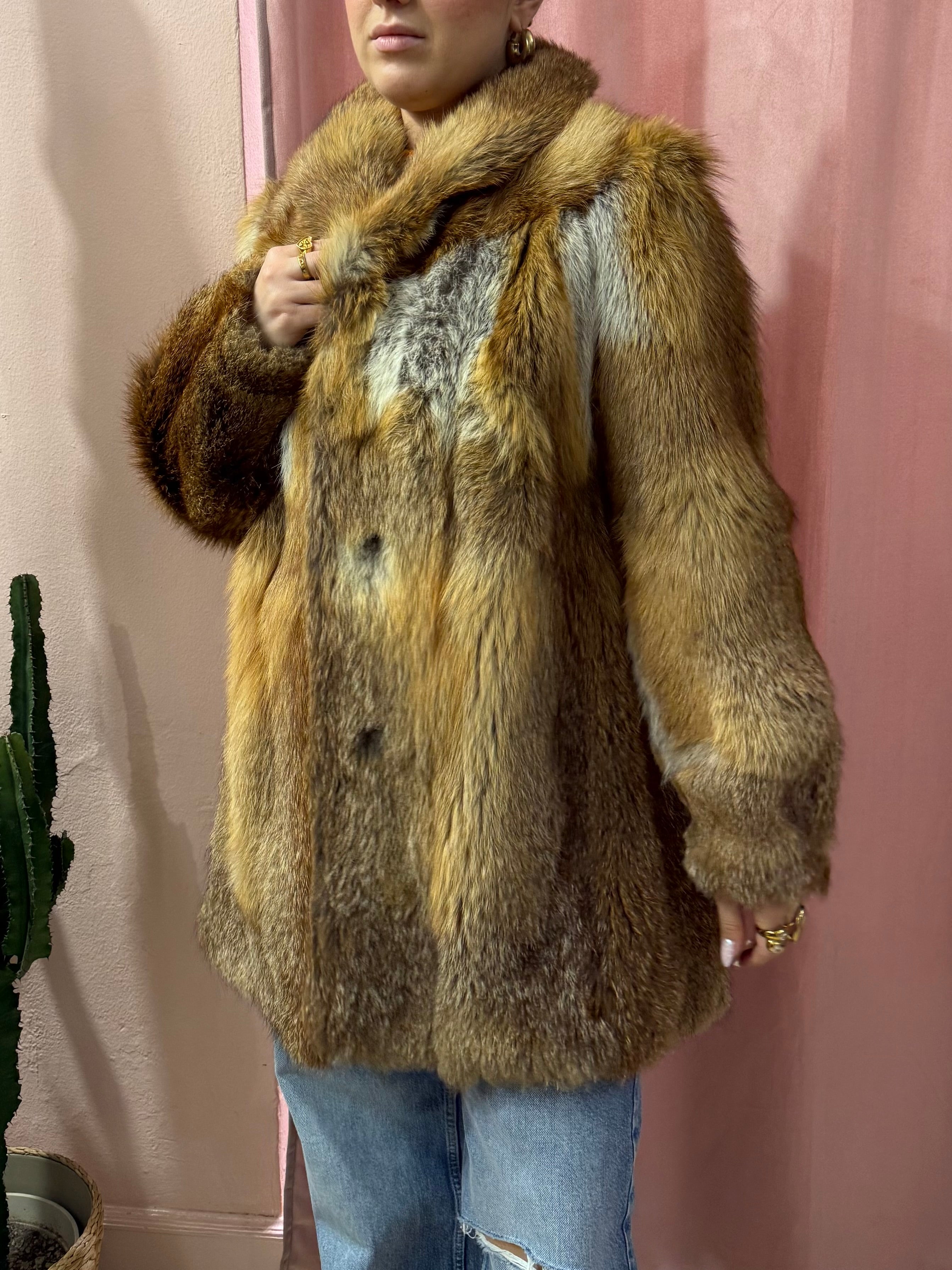 Pelliccia vintage in volpe