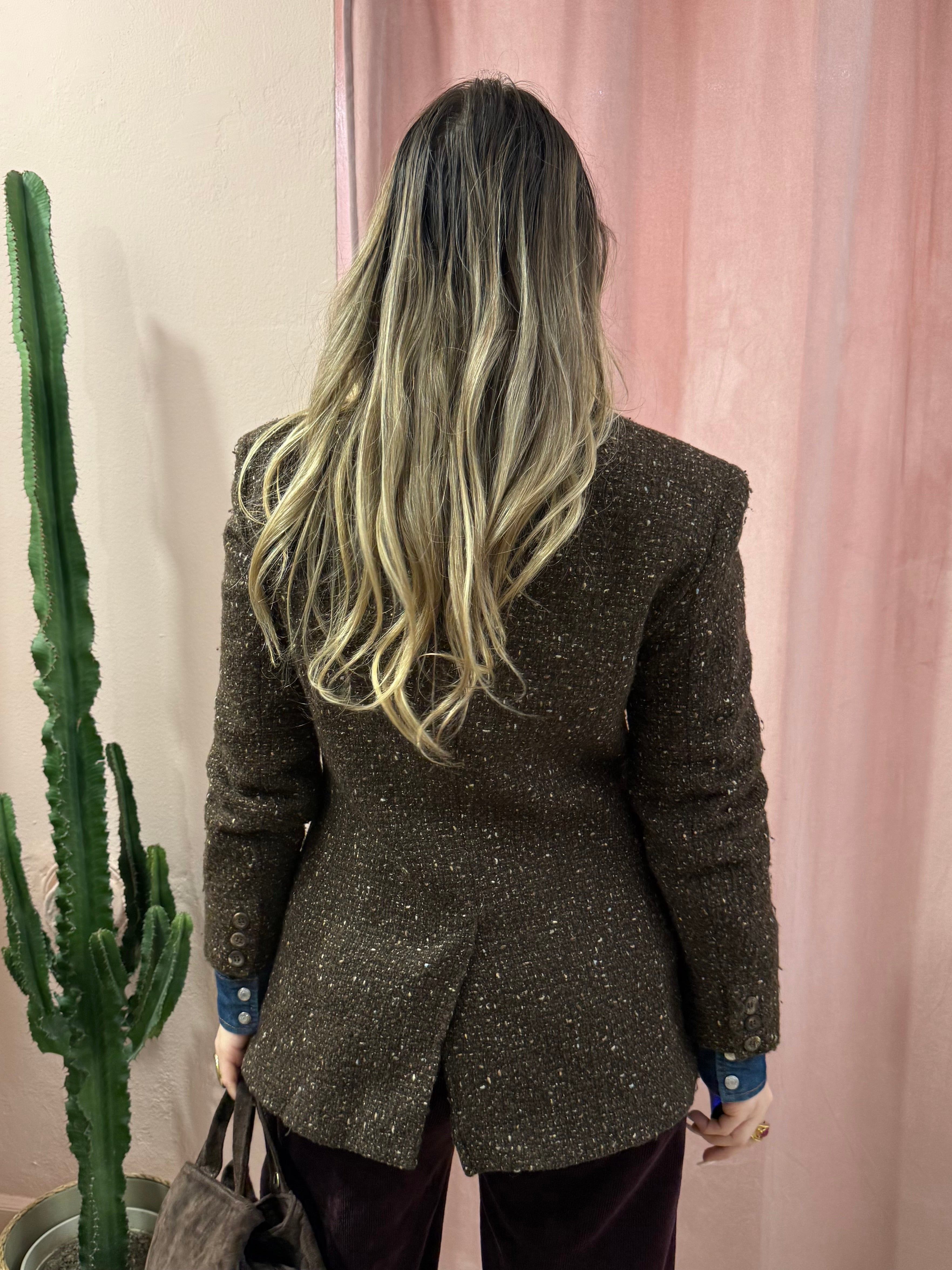 Blazer Marella mélange in lana