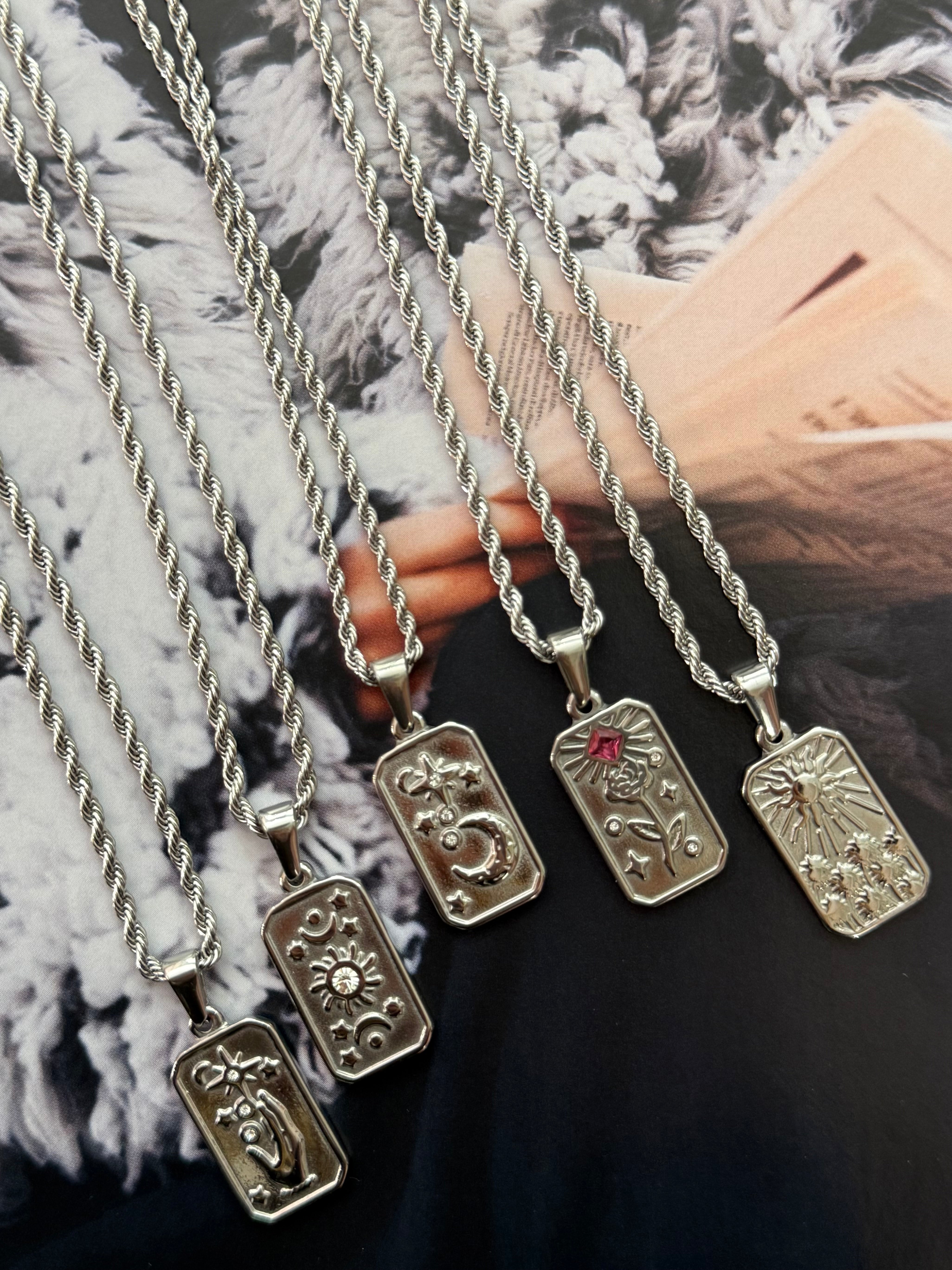 Collana tarocchi silver