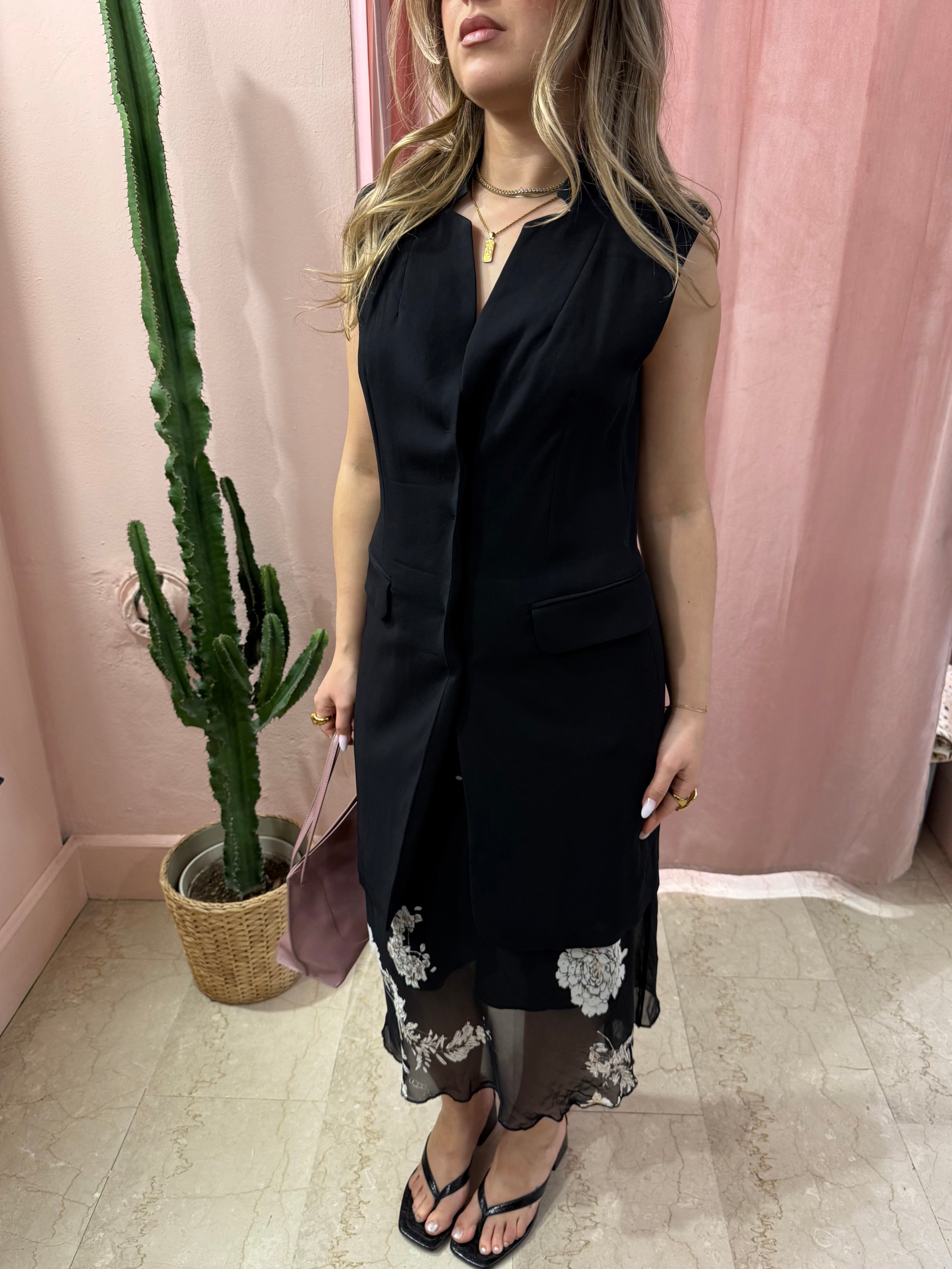 Gilet lungo Max&co. nero