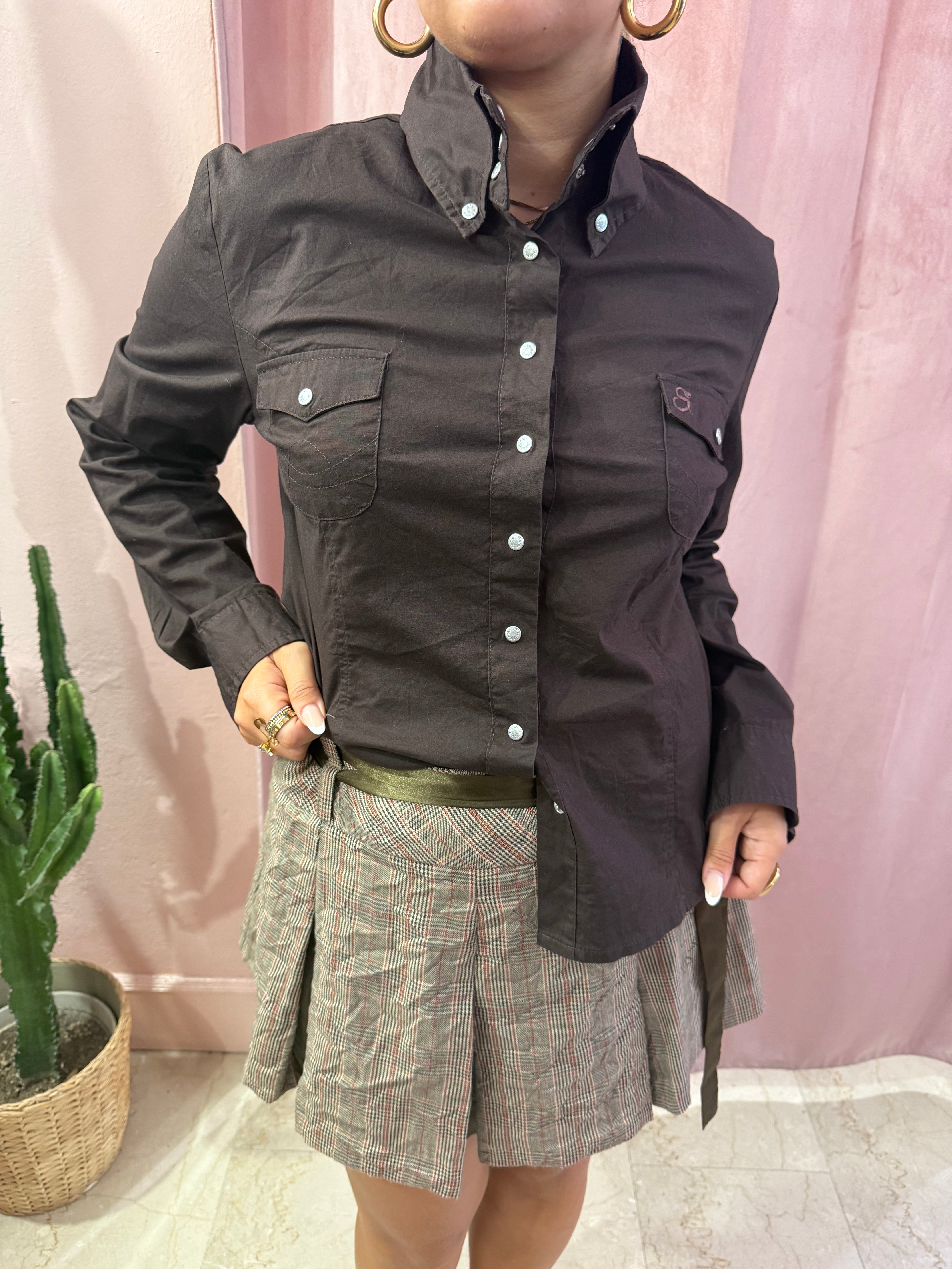 Camicia 00s cioccolato