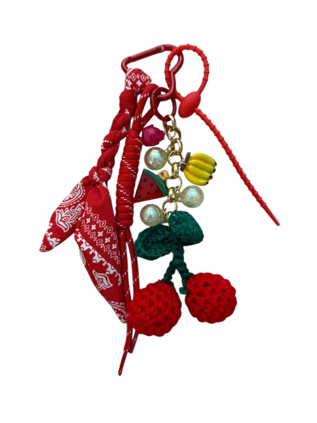 Charms da borsa crochet - più modelli