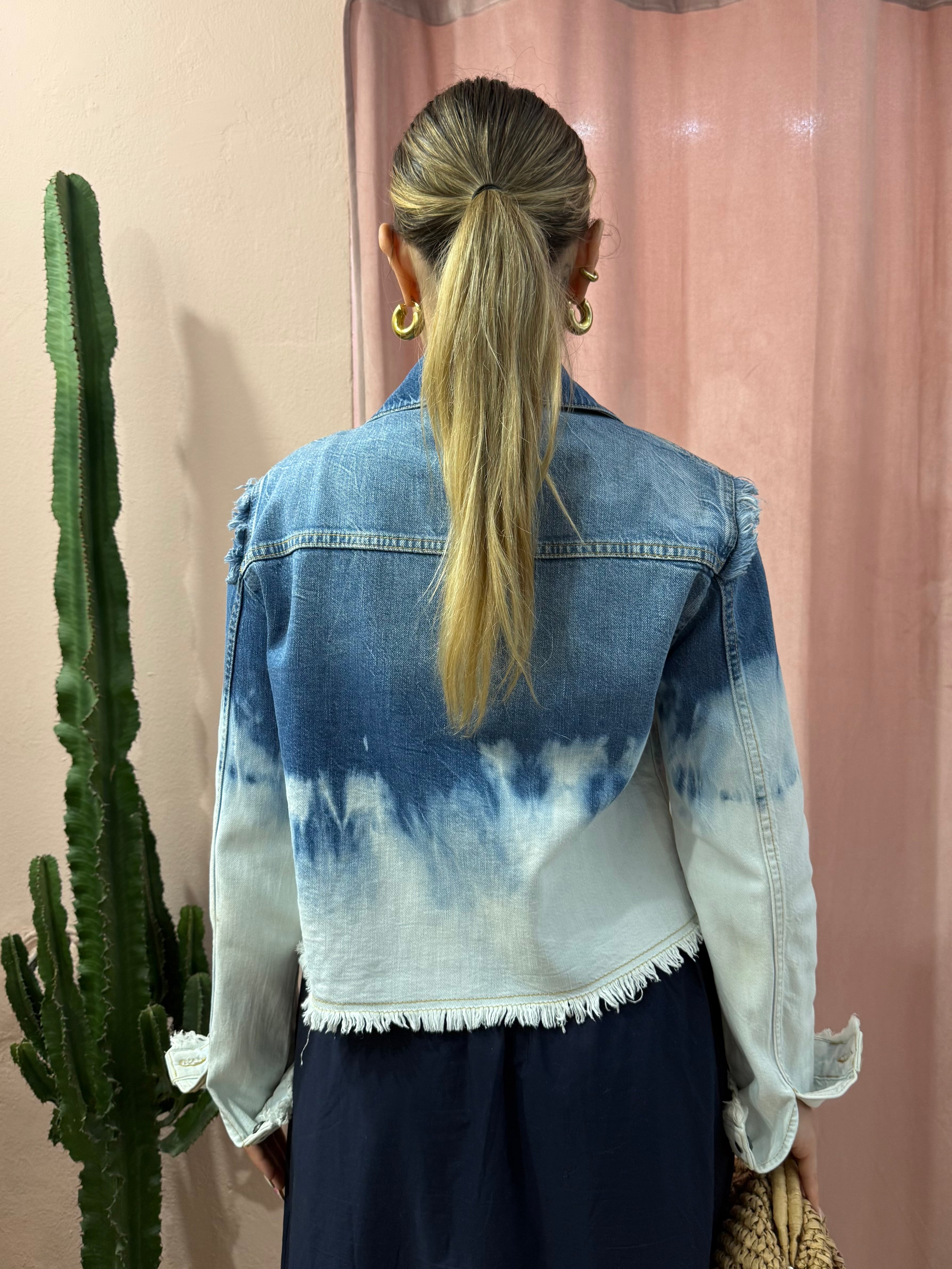 Giacca in denim Max&co con fiore